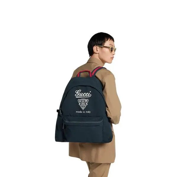 Gucci printed canvas maxi backpack Size ONE SIZE - 3 Thumbnail