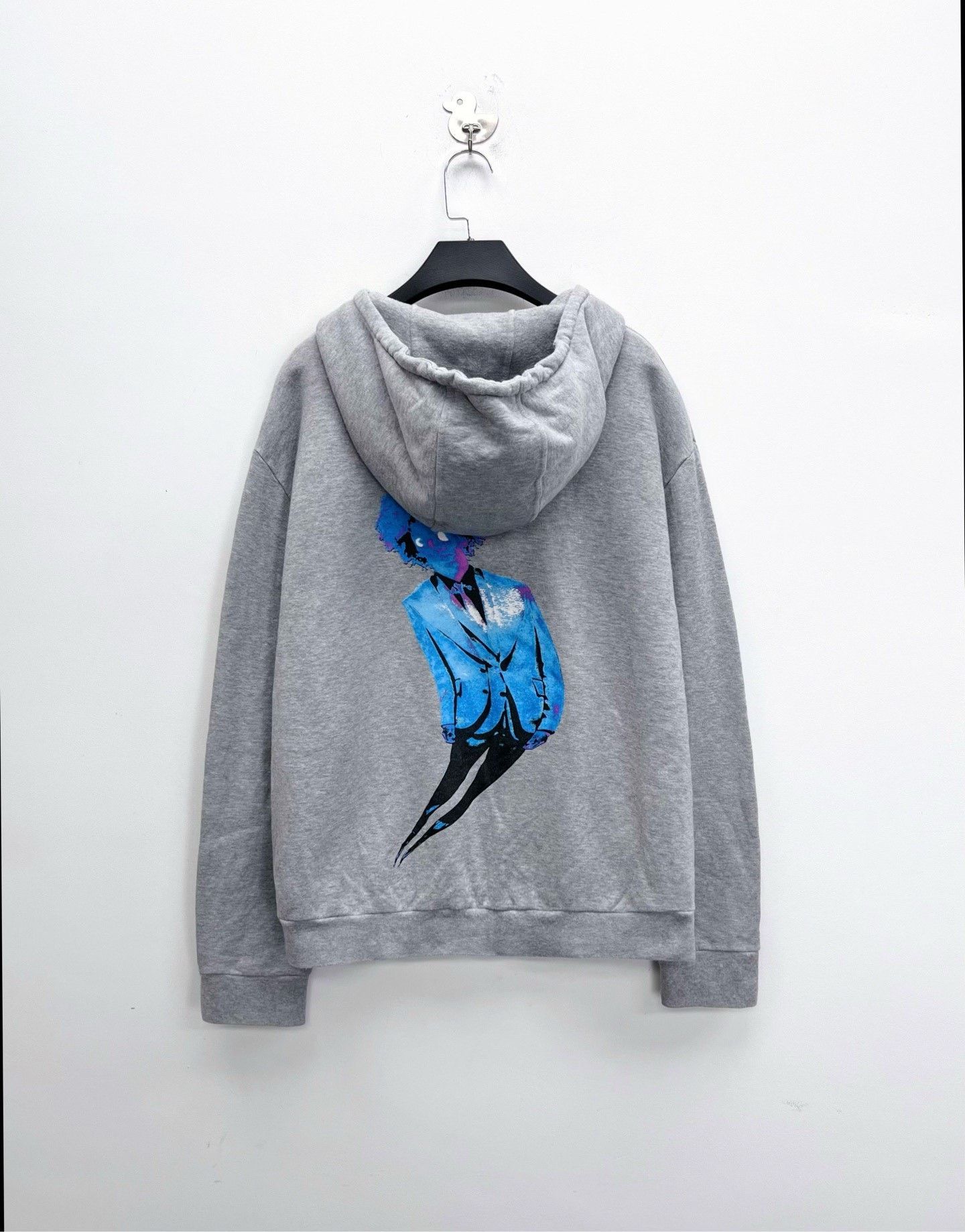 Louis Vuitton Louis Vuitton Gray Graffiti Neon Portrait Hoodie Size US XL / EU 56 / 4 - 2 Thumbnail