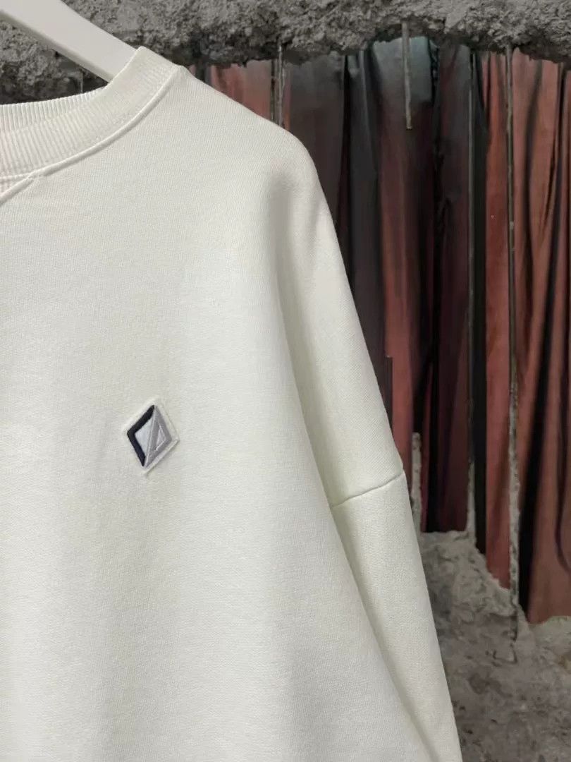 Dior Dior White Embroidered CD Logo Sweatshirt Size US M / EU 48-50 / 2 - 5 Thumbnail