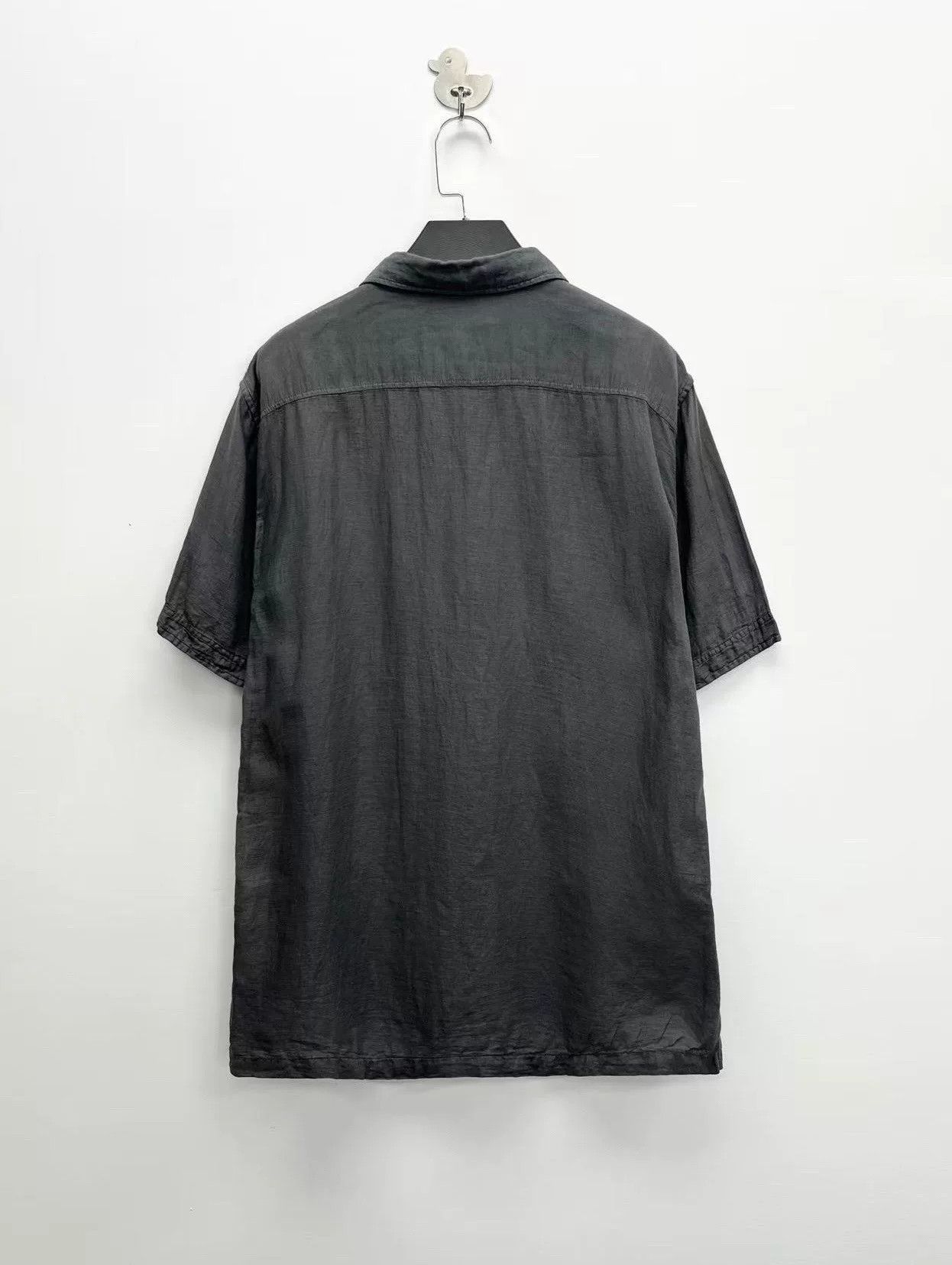 Stone Island Stone Island Graphite Gray Pocket Logo Shirt Size US XL / EU 56 / 4 - 2 Thumbnail
