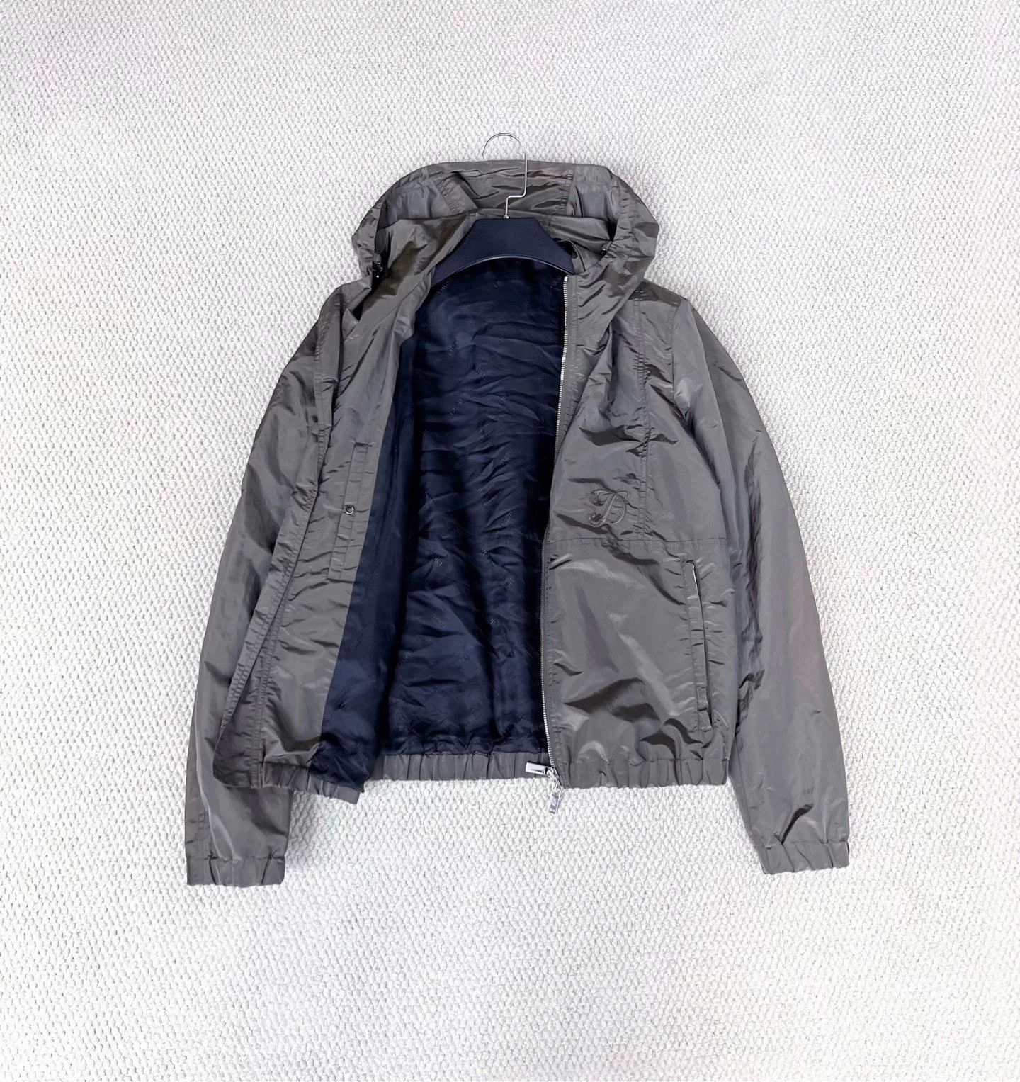 Dior Dior Embroidered CD Logo Hooded Nylon Jacket Size US S / EU 44-46 / 1 - 6 Thumbnail