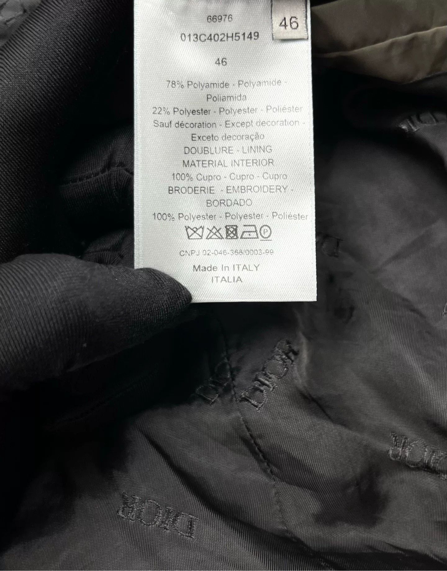 Dior Dior Embroidered CD Logo Hooded Nylon Jacket Size US S / EU 44-46 / 1 - 4 Thumbnail
