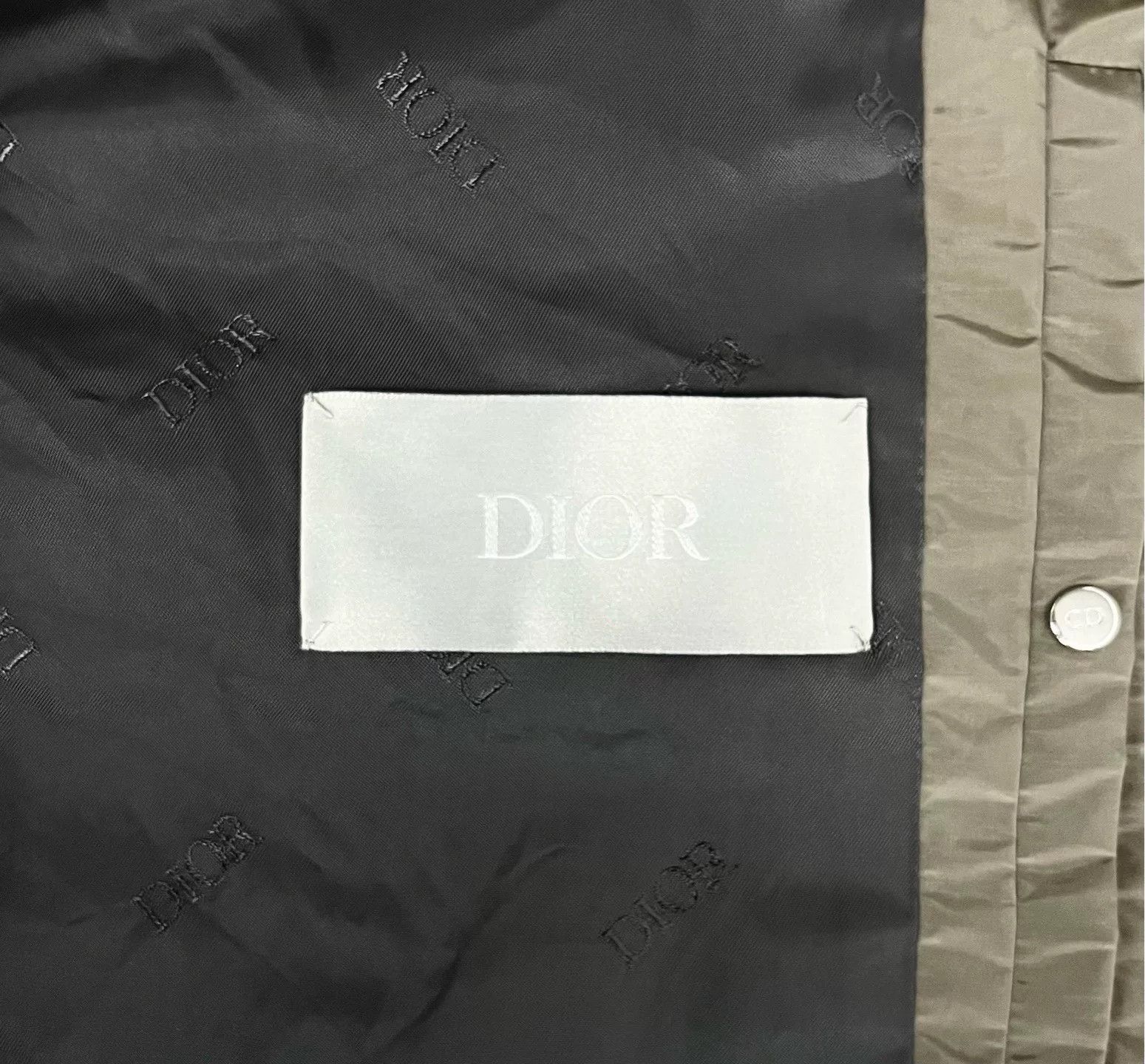 Dior Dior Embroidered CD Logo Hooded Nylon Jacket Size US S / EU 44-46 / 1 - 3 Thumbnail