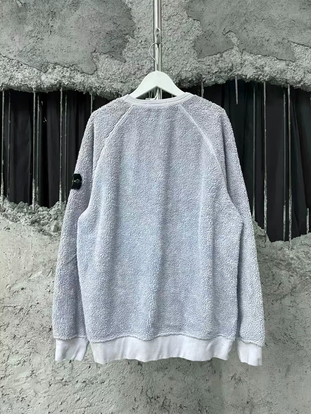 Stone Island Stone Island Haze Blue Teddy Sweatshirt Size US M / EU 48-50 / 2 - 2 Thumbnail