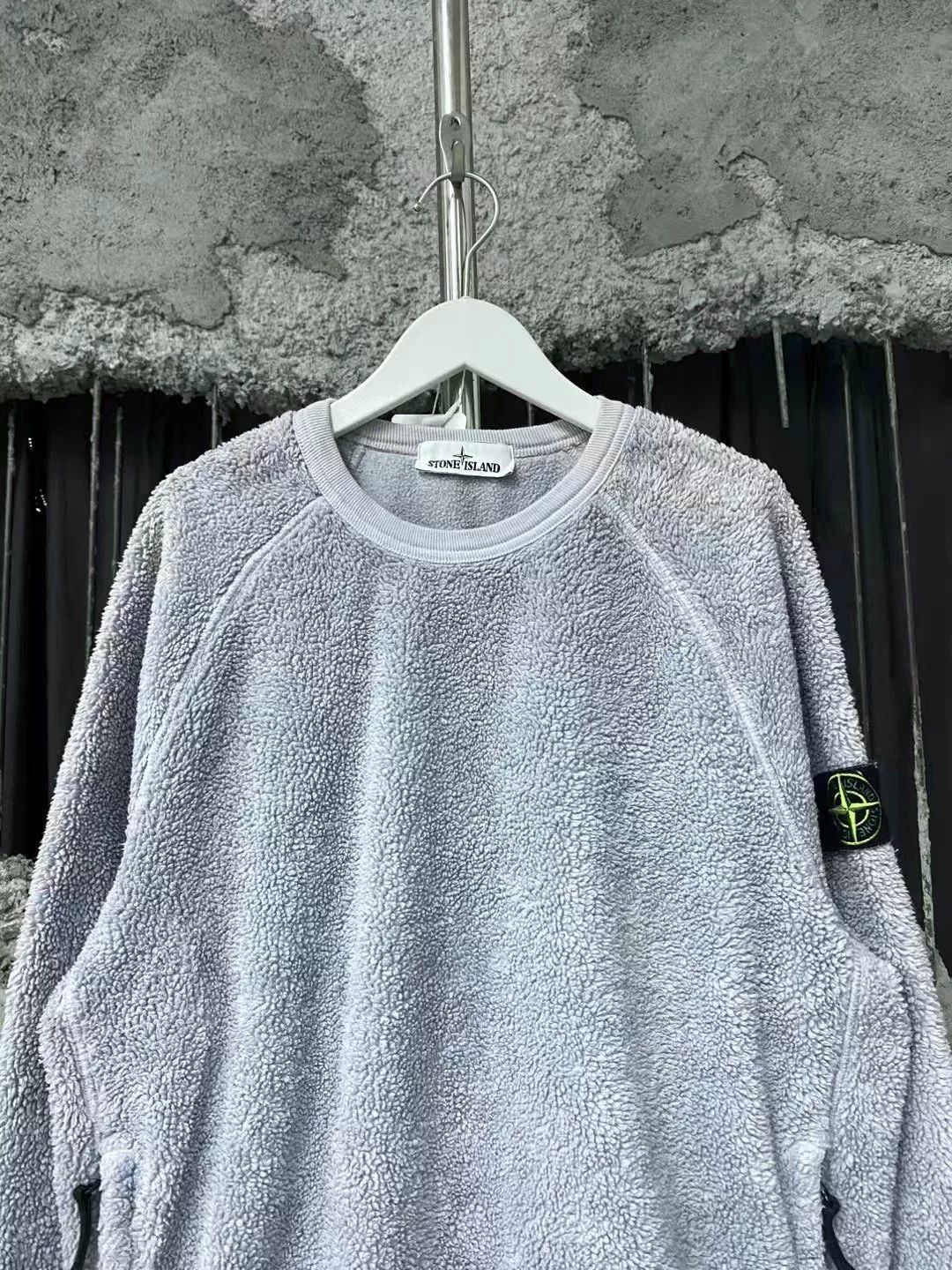 Stone Island Stone Island Haze Blue Teddy Sweatshirt Size US M / EU 48-50 / 2 - 3 Thumbnail