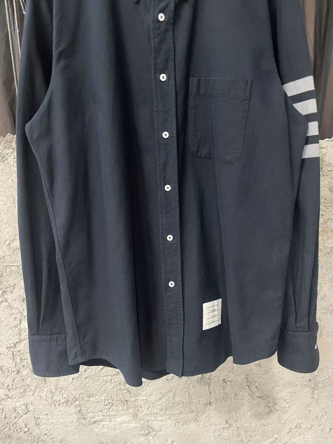 Thom Browne Thom Browne Striped Shirt Jacket Size US L / EU 52-54 / 3 - 4 Thumbnail