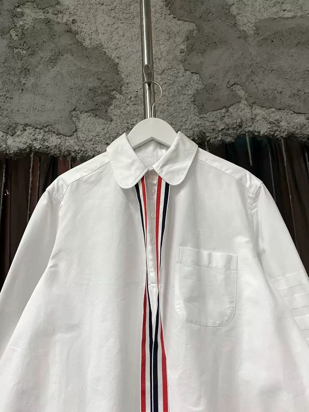 Thom Browne Thom Browne TB Stripe Long Sleeve Shirt Size US XS / EU 42 / 0 - 3 Thumbnail