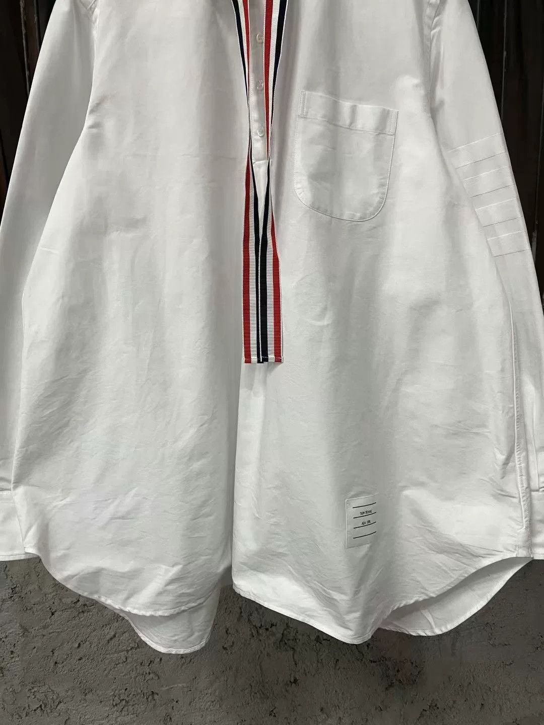 Thom Browne Thom Browne TB Stripe Long Sleeve Shirt Size US XS / EU 42 / 0 - 4 Thumbnail