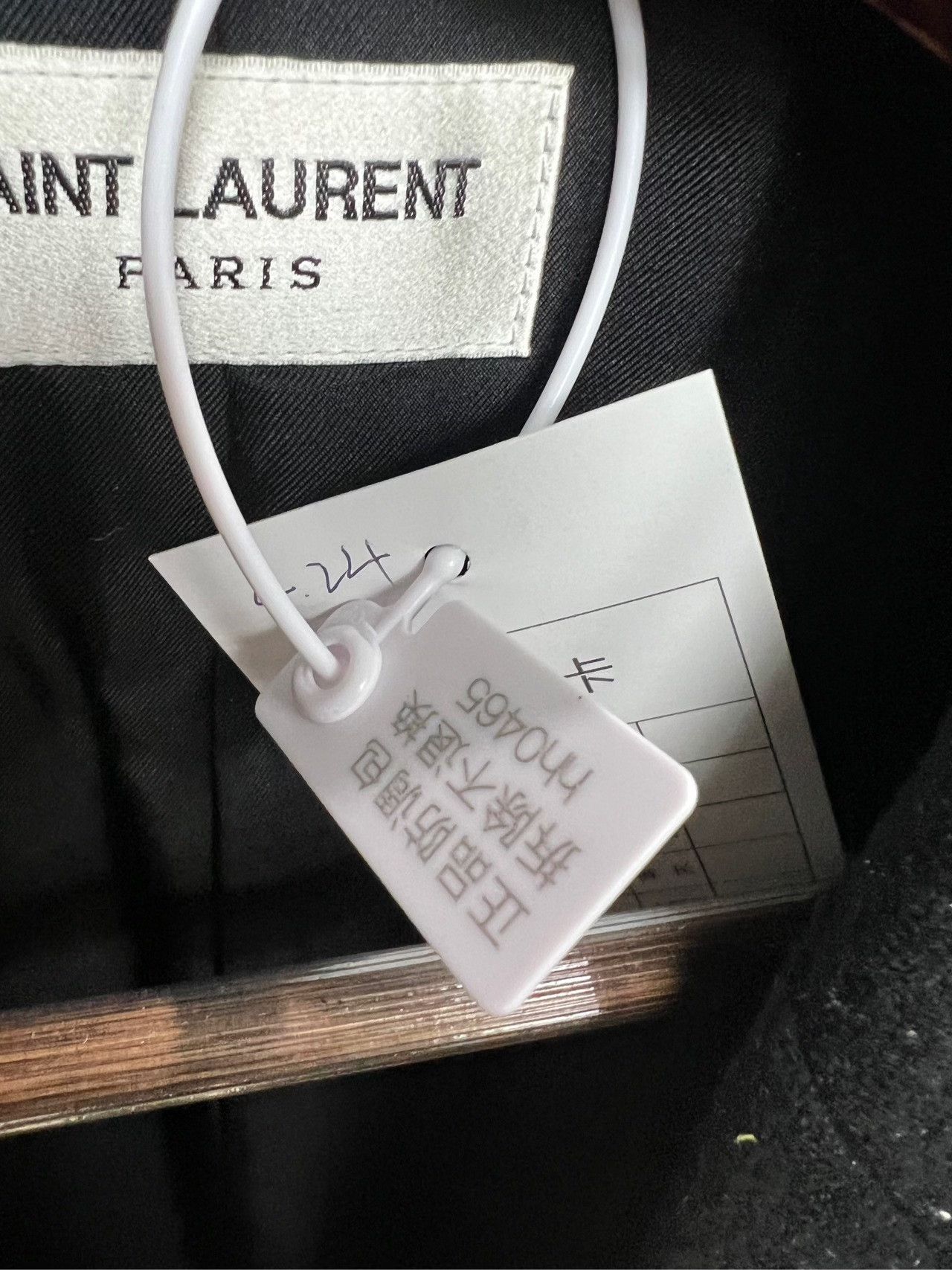 Saint Laurent Paris Saint Laurent Silver Stripe Suit Jacket Size US M / EU 48-50 / 2 - 6 Thumbnail