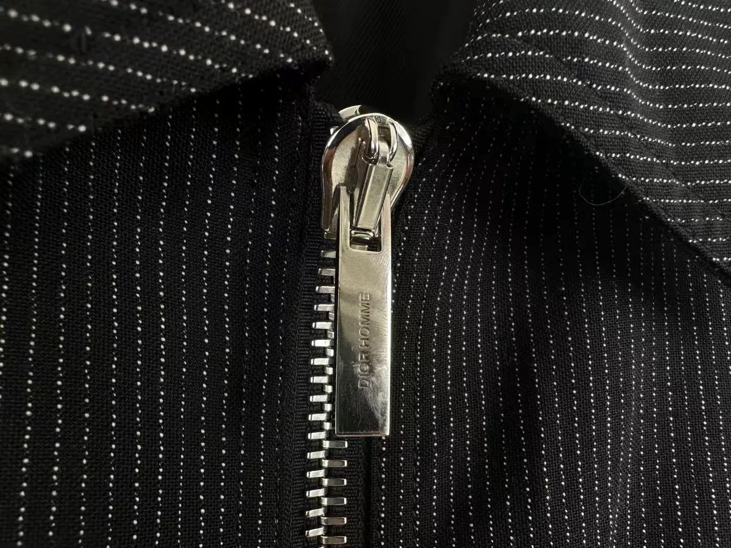 Dior Dior Homme Woven Stripe Zipper Jacket Size US S / EU 44-46 / 1 - 5 Thumbnail