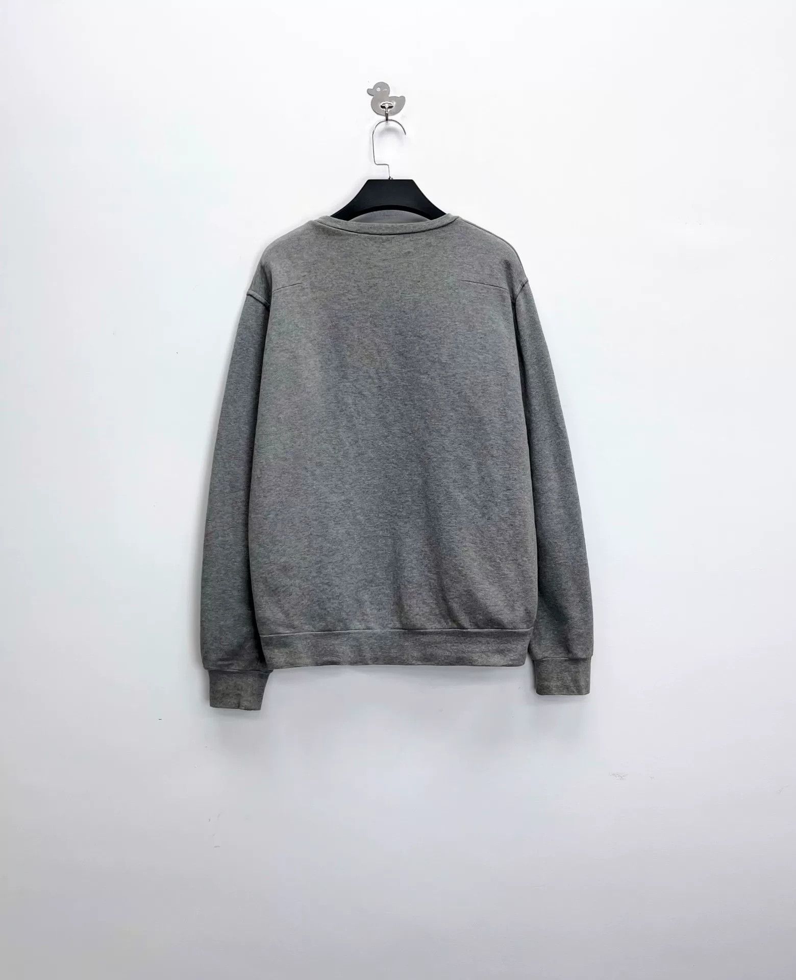 Dior Dior Gray Embroidered Camellia Logo Sweatshirt Size M / US 6-8 / IT 42-44 - 2 Thumbnail
