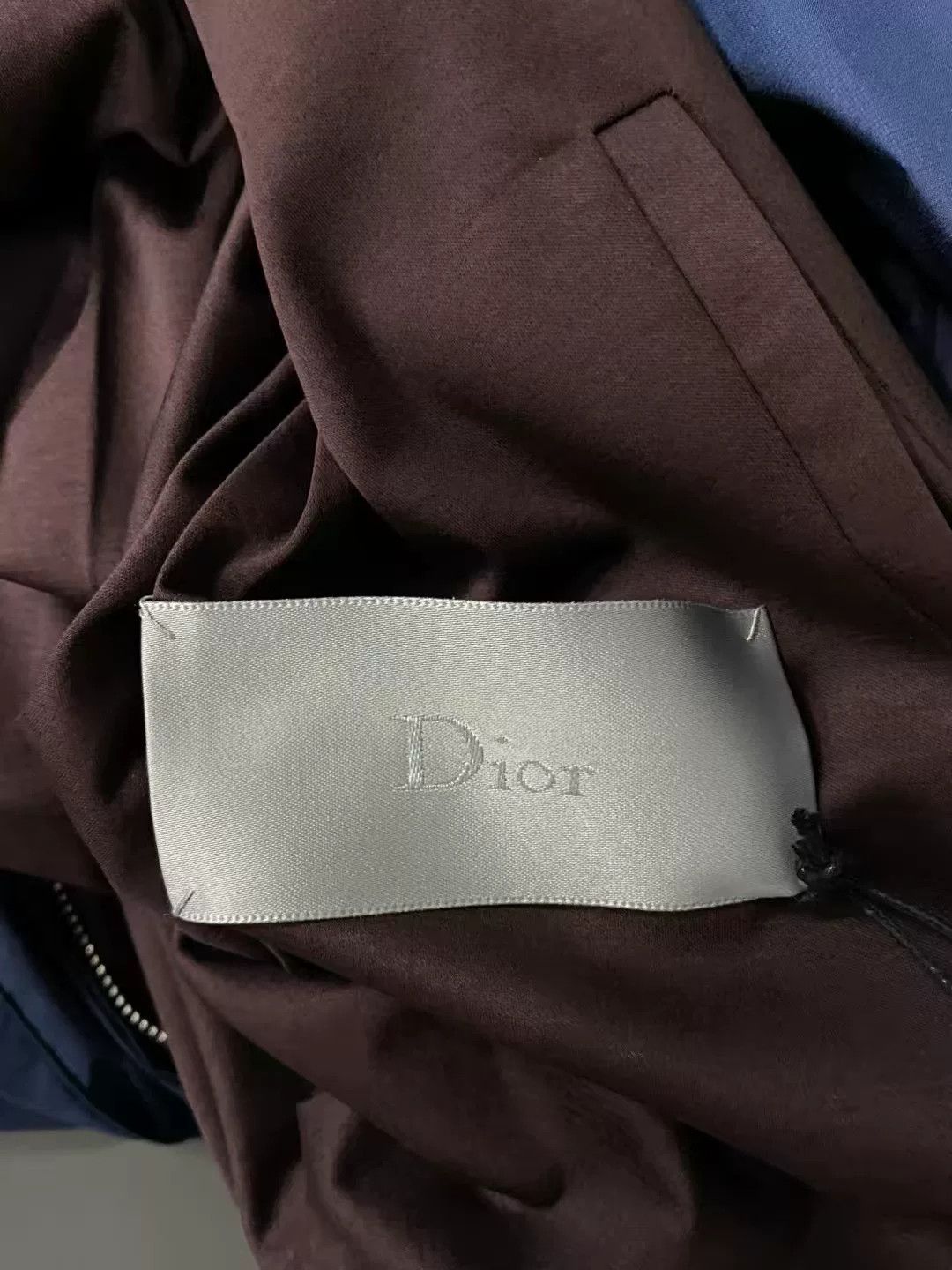 Dior Dior Navy Nylon Zip Hooded Jacket Size US S / EU 44-46 / 1 - 5 Thumbnail