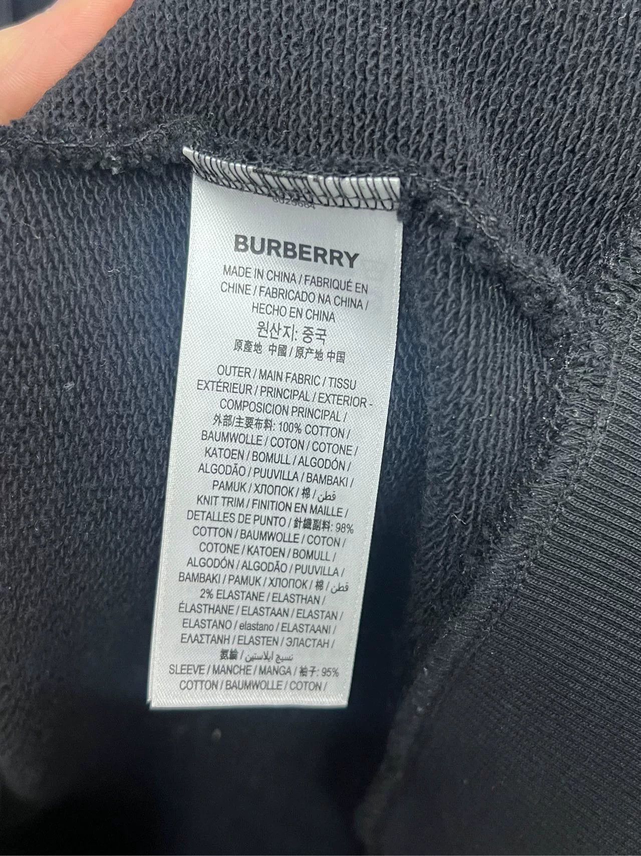 Burberry Burberry Arm Check Panel Zip Hoodie Size US S / EU 44-46 / 1 - 5 Thumbnail