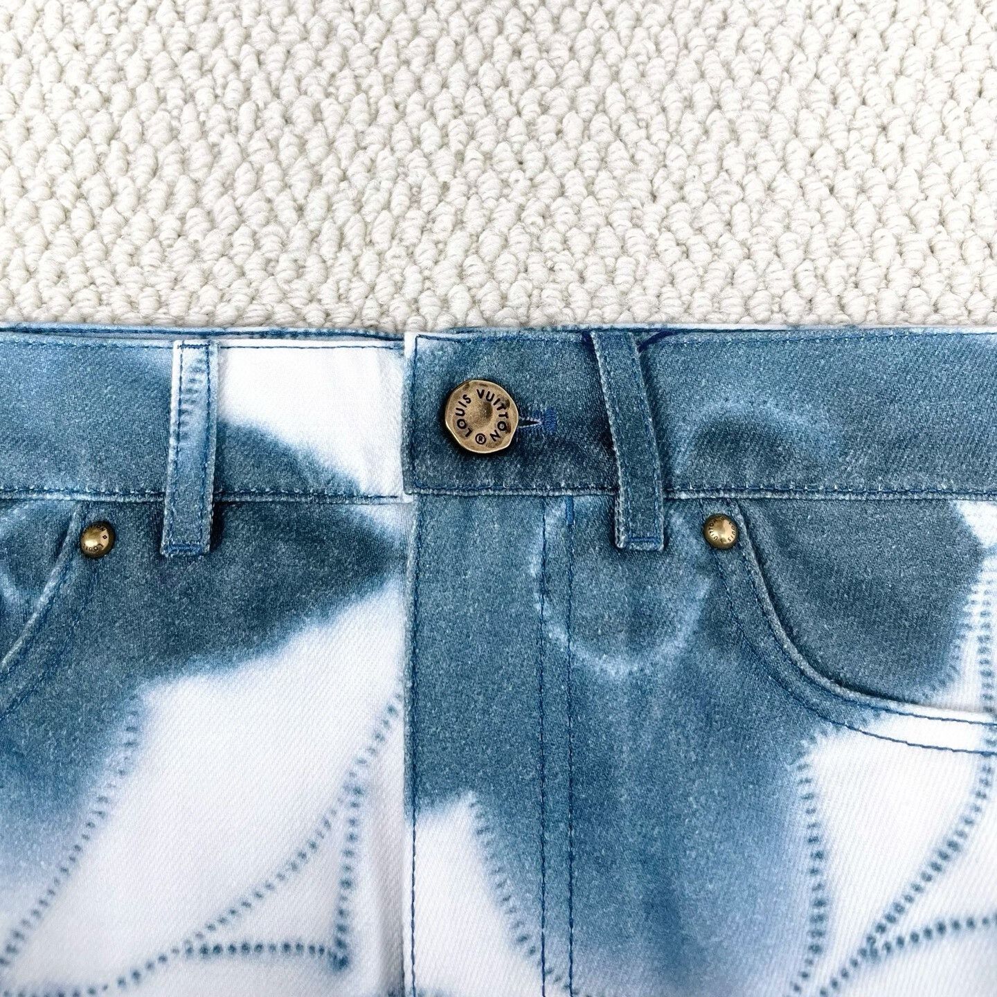 Louis Vuitton Louis Vuitton Ink Print Jeans Size US 30 / EU 46 - 5 Thumbnail