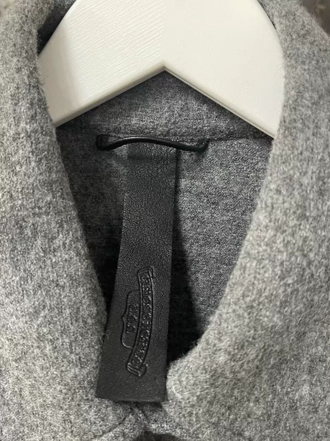 Chrome Hearts Chrome Hearts Gray Silver Buckle Wool Jacket Size US S / EU 44-46 / 1 - 6 Thumbnail