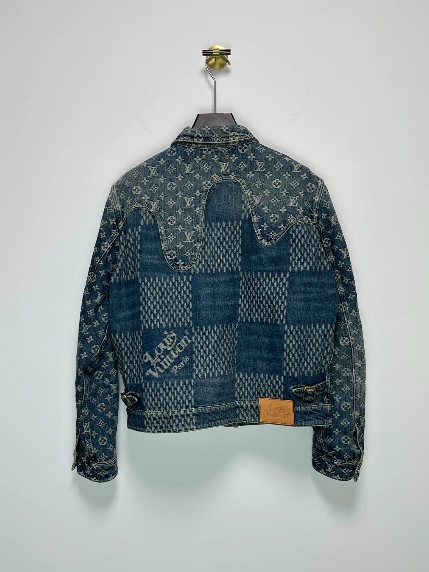 Louis Vuitton Louis Vuitton Nigo Blue Monogram Denim Jacket Size US M / EU 48-50 / 2 - 2 Thumbnail