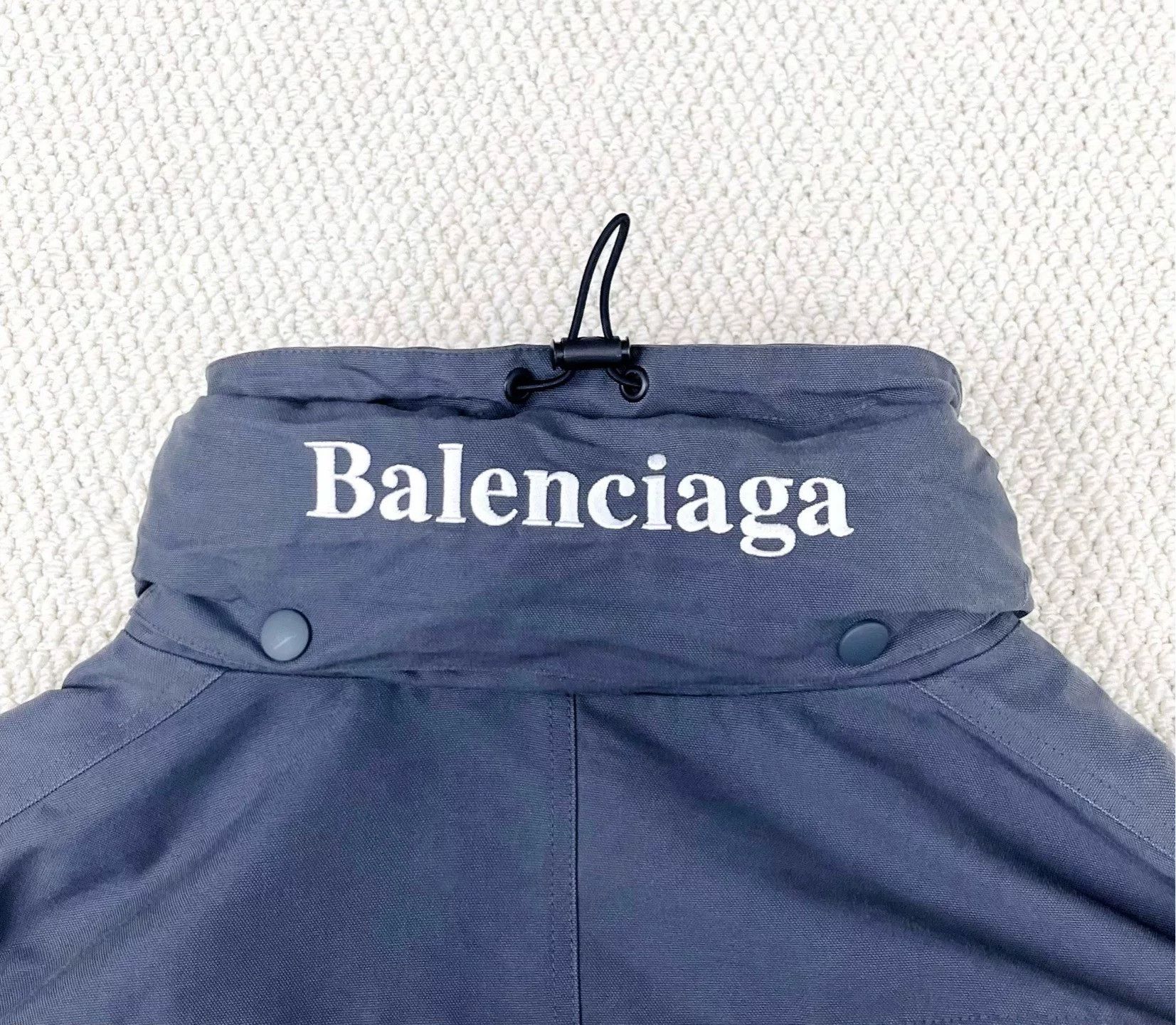 Balenciaga Balenciaga Coke Embroidered Parka Coat Size US S / EU 44-46 / 1 - 5 Thumbnail