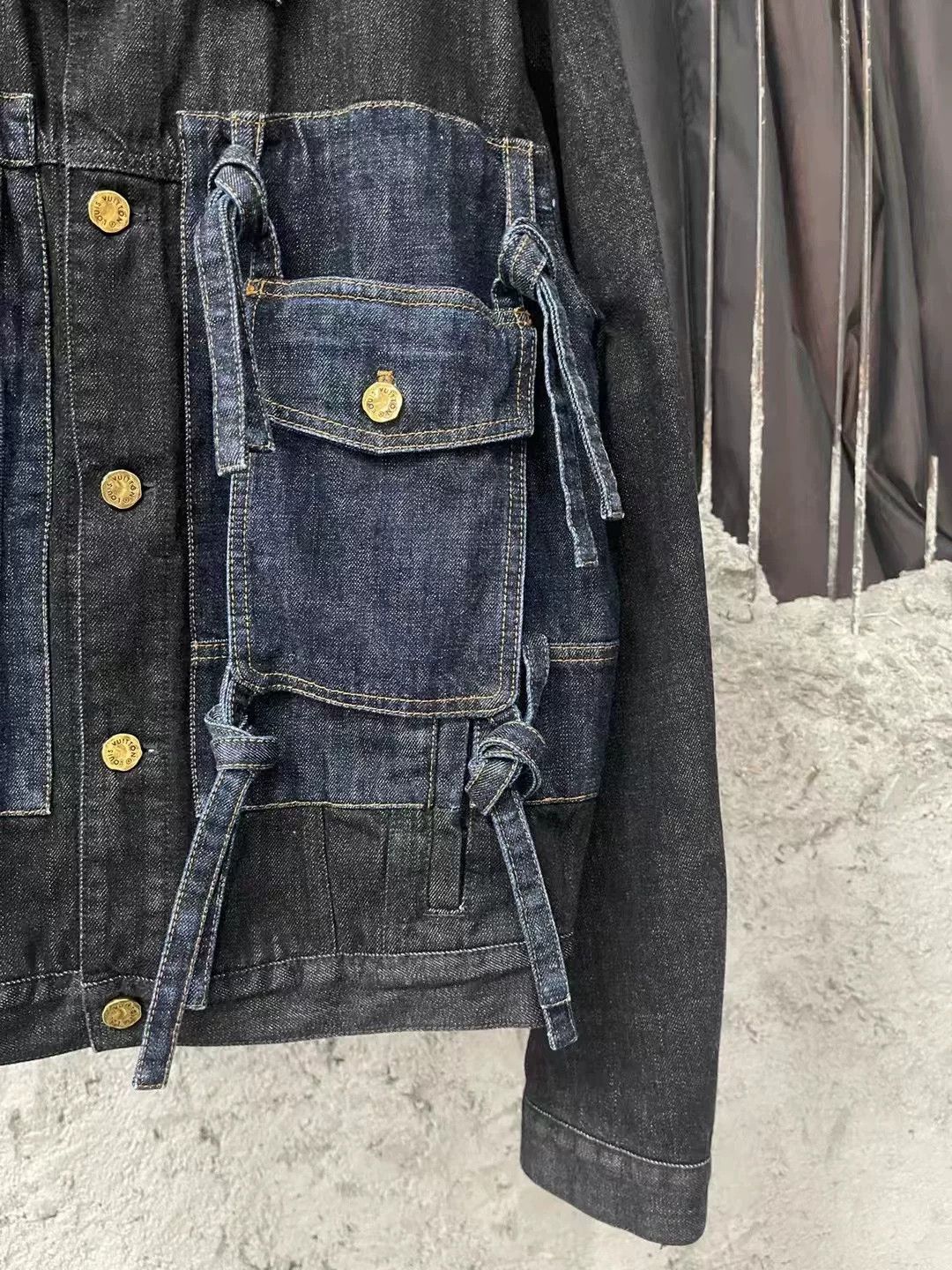 Louis Vuitton Louis Vuitton Black Purple Denim Jacket Size US S / EU 44-46 / 1 - 5 Thumbnail