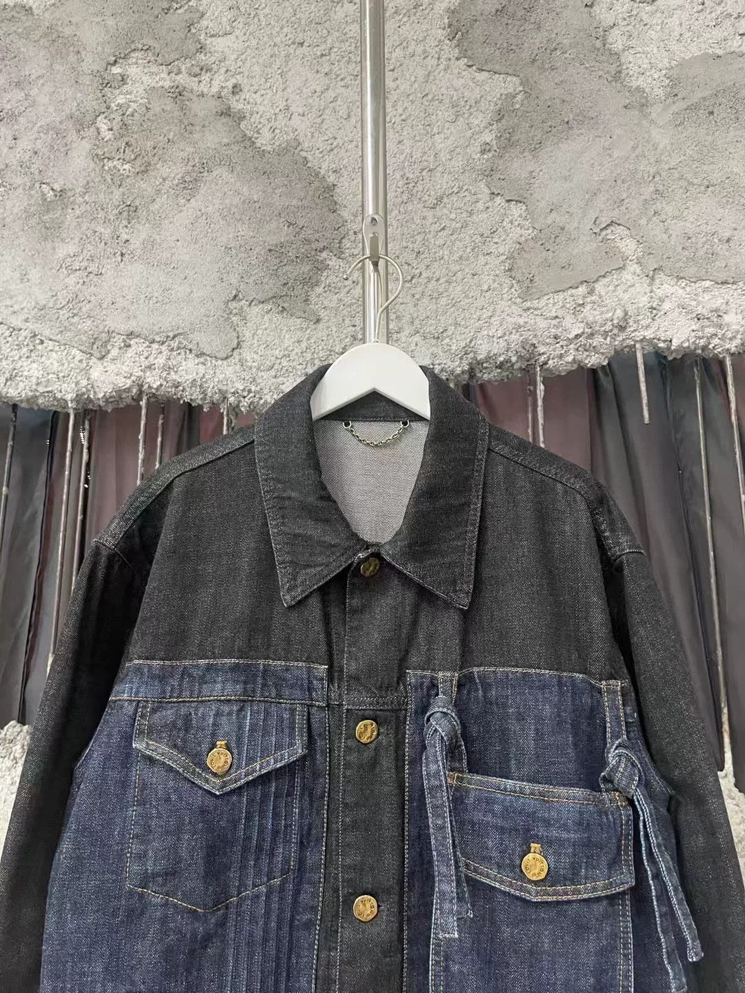 Louis Vuitton Louis Vuitton Black Purple Denim Jacket Size US S / EU 44-46 / 1 - 3 Thumbnail