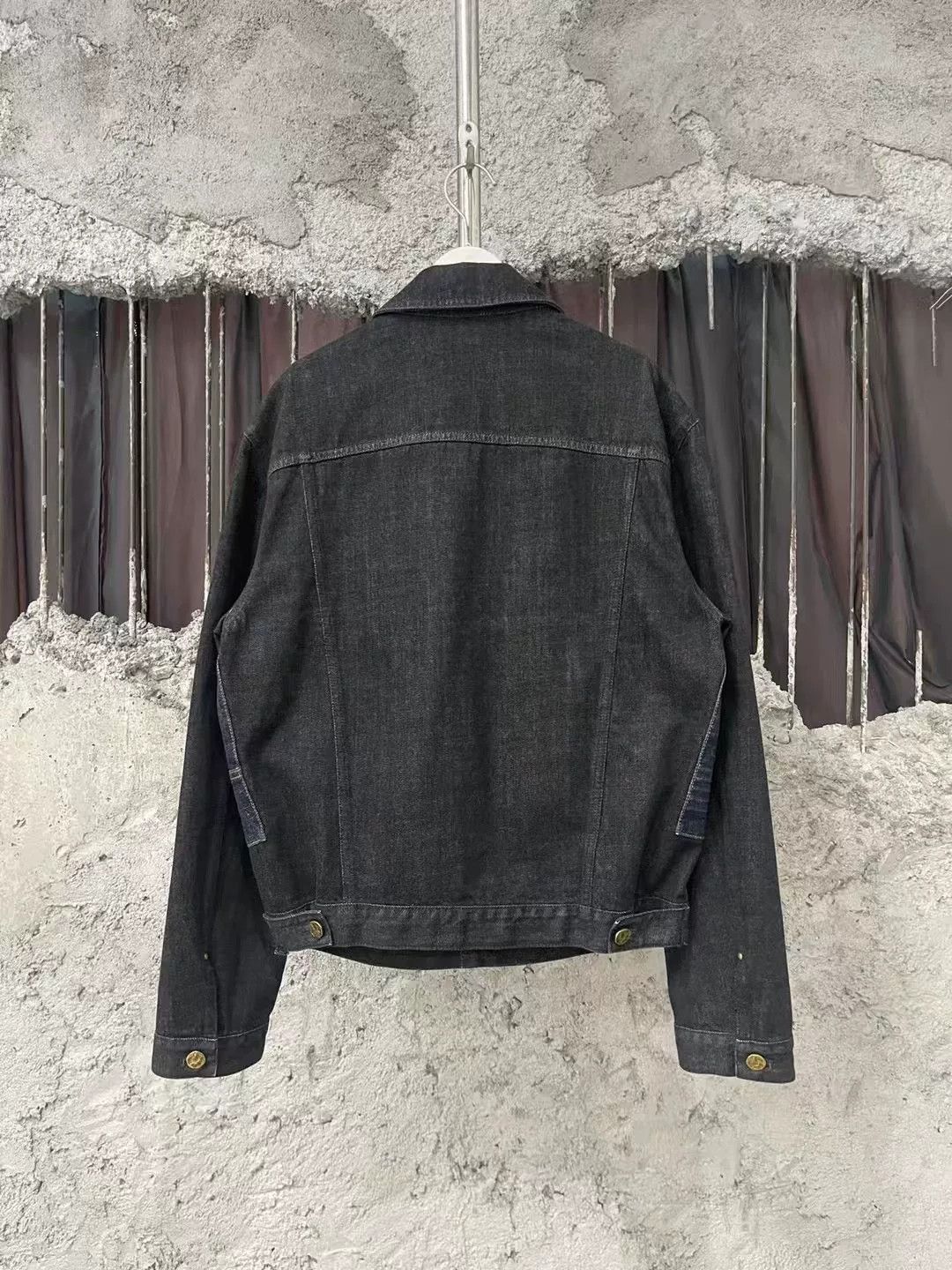 Louis Vuitton Louis Vuitton Black Purple Denim Jacket Size US S / EU 44-46 / 1 - 2 Thumbnail