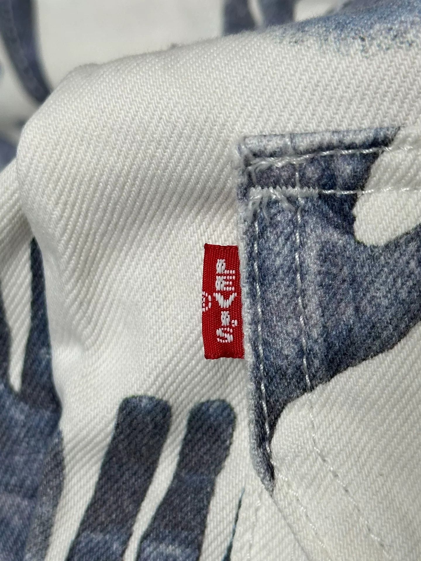 Levi's Levi's Graffiti Palm Denim Jacket Size US XXL / EU 58 / 5 - 4 Thumbnail