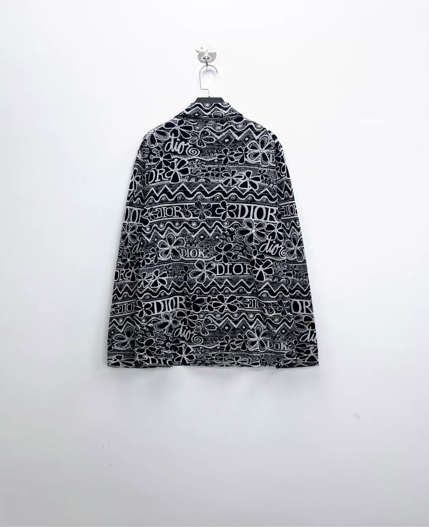 Stussy Dior Stussy Floral Graffiti Logo Shirt Size US S / EU 44-46 / 1 - 2 Thumbnail