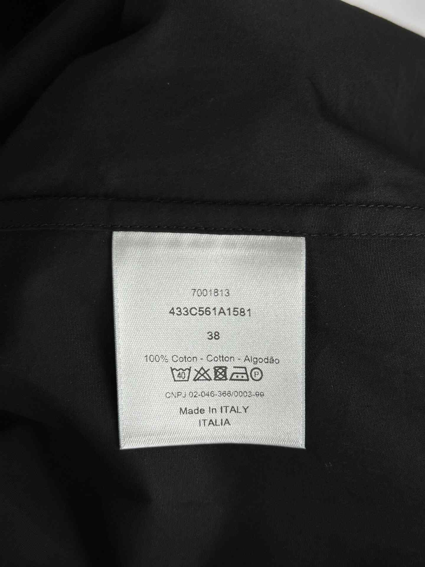 Dior Dior Black CD Button Shirt Size S / US 4 / IT 40 - 4 Thumbnail