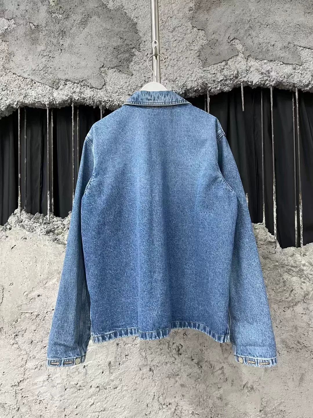 Loewe Loewe Patchwork Leather Cutout Logo Denim Jacket Size XS / US 0-2 / IT 36-38 - 2 Thumbnail