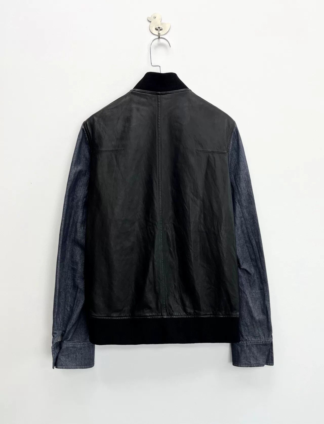 Dior Dior Black Lambskin Denim Patchwork Jacket Size US S / EU 44-46 / 1 - 2 Thumbnail