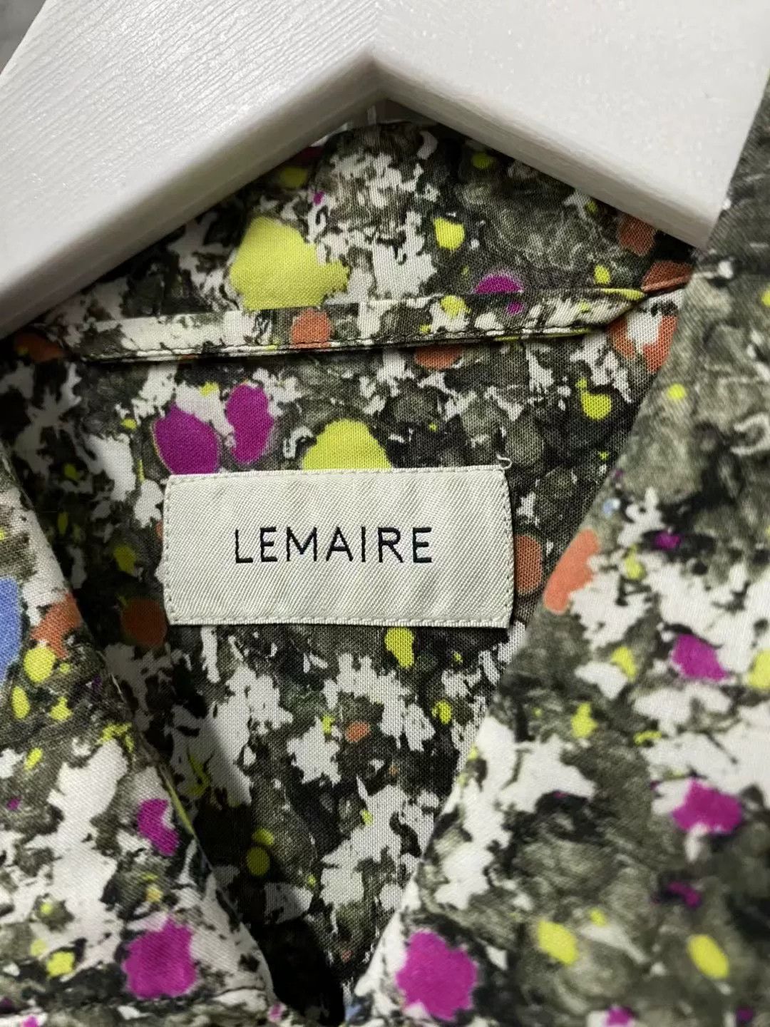 Lemaire Lemaire Graffiti Floral Polka Dot Shirt Size M / US 6-8 / IT 42-44 - 5 Thumbnail