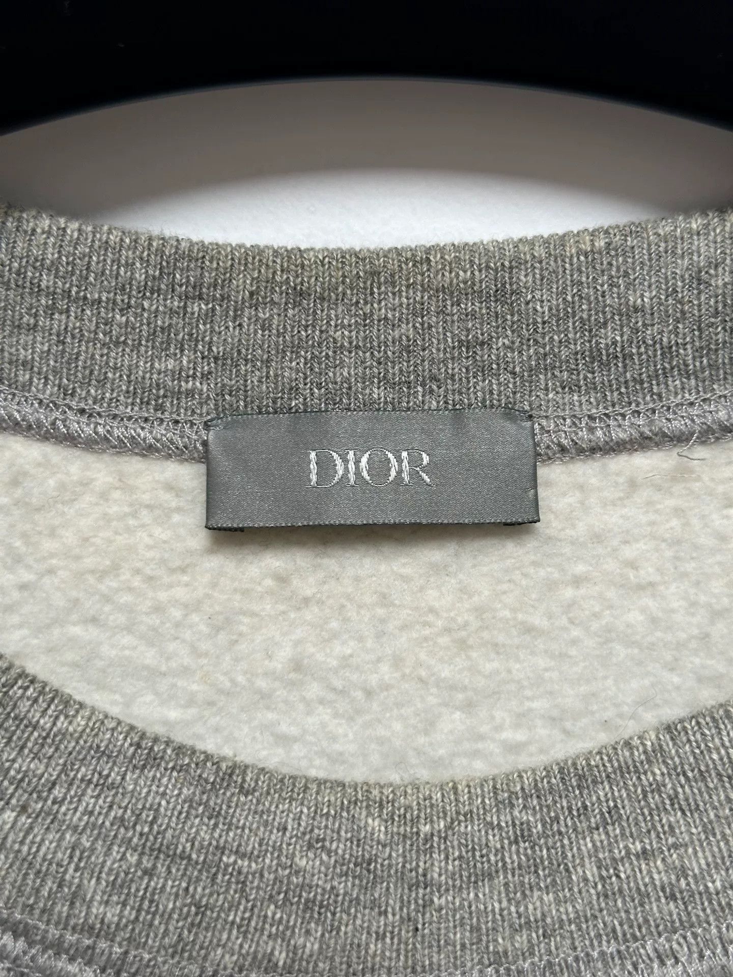 Sacai Dior Sacai Grey Logo Patch Sweatshirt Size US M / EU 48-50 / 2 - 4 Thumbnail