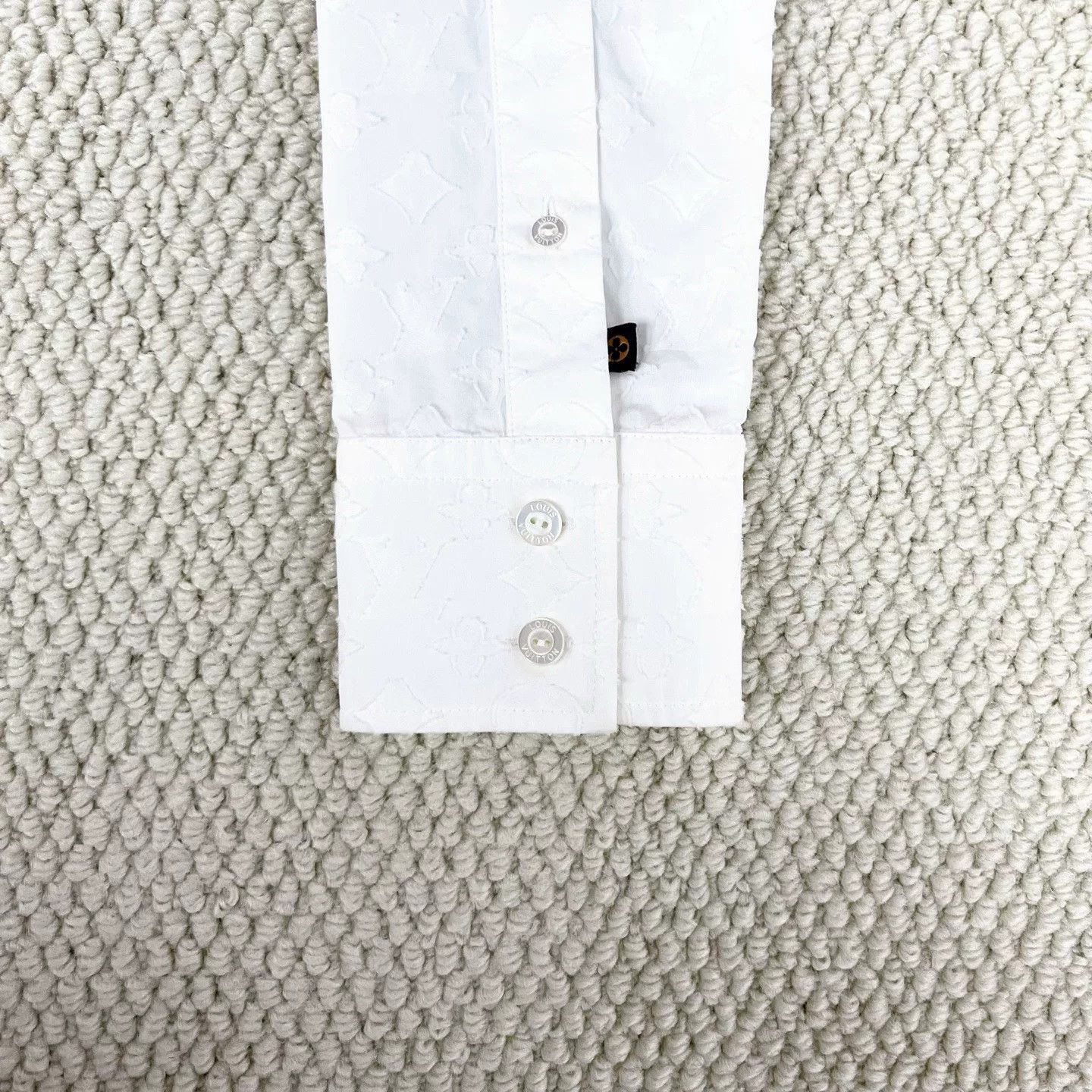 Louis Vuitton Louis Vuitton New White Monogram Shirt Size S / US 4 / IT 40 - 5 Thumbnail