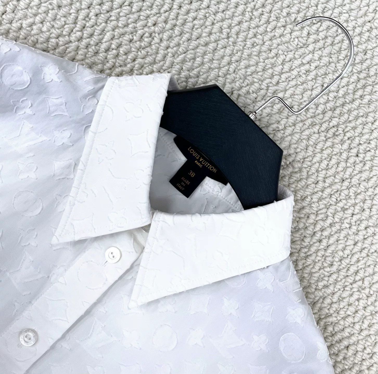 Louis Vuitton Louis Vuitton New White Monogram Shirt Size S / US 4 / IT 40 - 3 Thumbnail