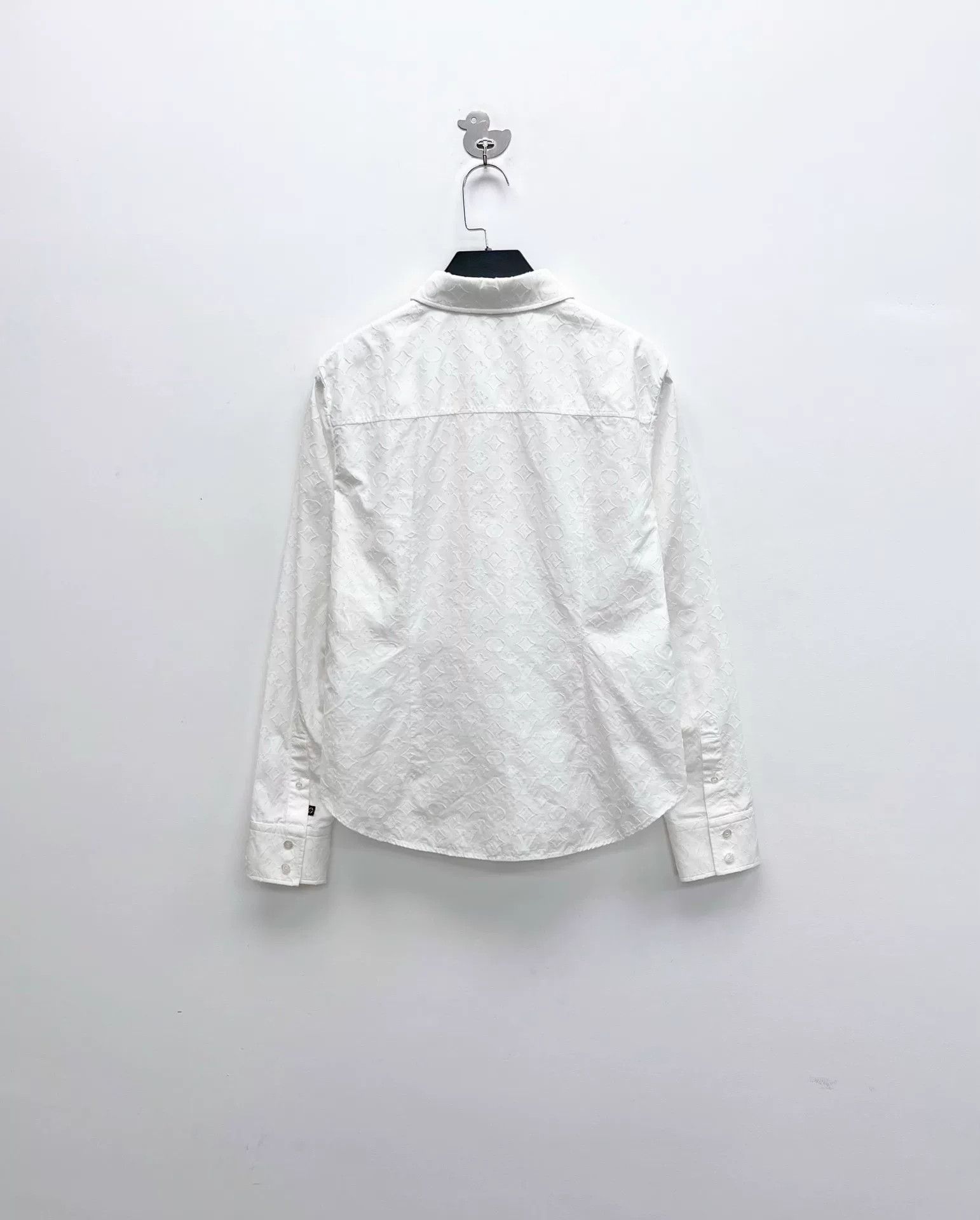 Louis Vuitton Louis Vuitton New White Monogram Shirt Size S / US 4 / IT 40 - 2 Thumbnail