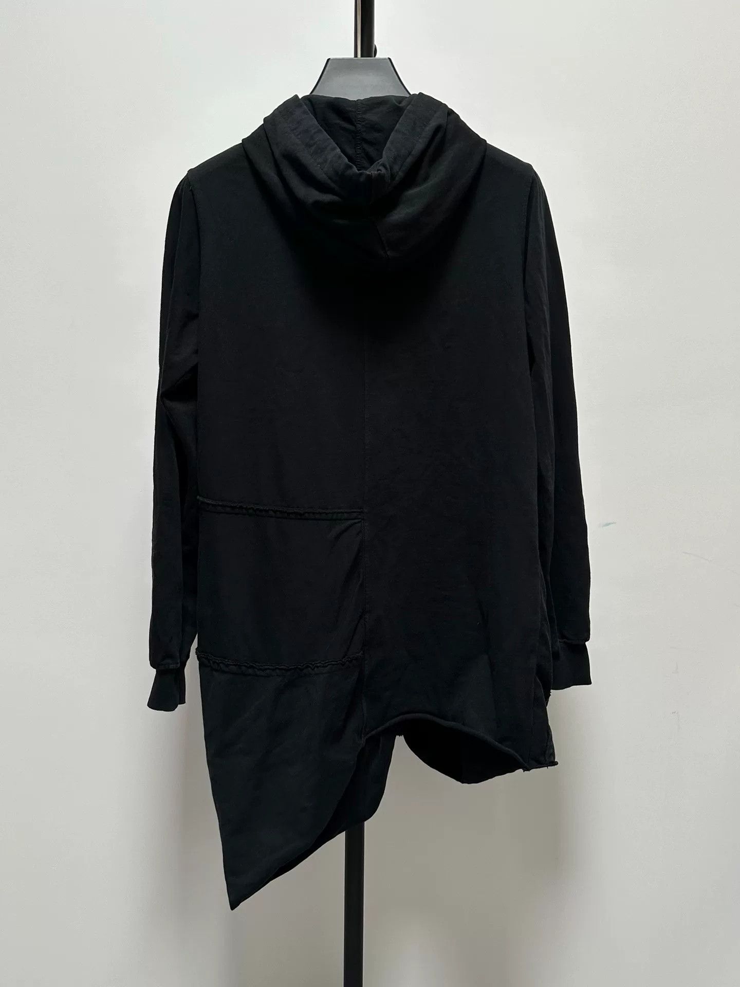 Rick Owens Rick Owens RO Asymmetric Long Hoodie Size US S / EU 44-46 / 1 - 2 Thumbnail