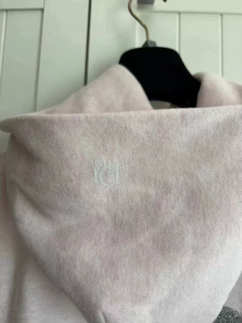 Dior Dior ERL Collaboration Gray Pink Sequin Hoodie Size M / US 6-8 / IT 42-44 - 4 Thumbnail