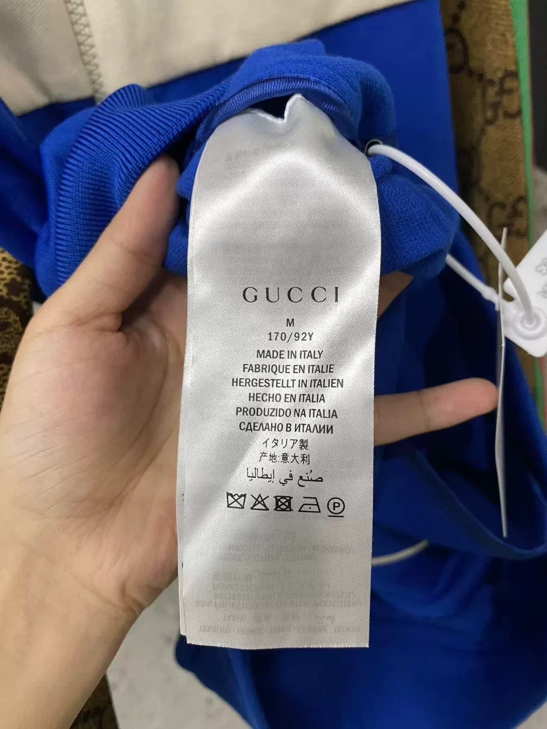 Gucci Gucci Red White Blue Monogram Jacket Size US M / EU 48-50 / 2 - 6 Thumbnail