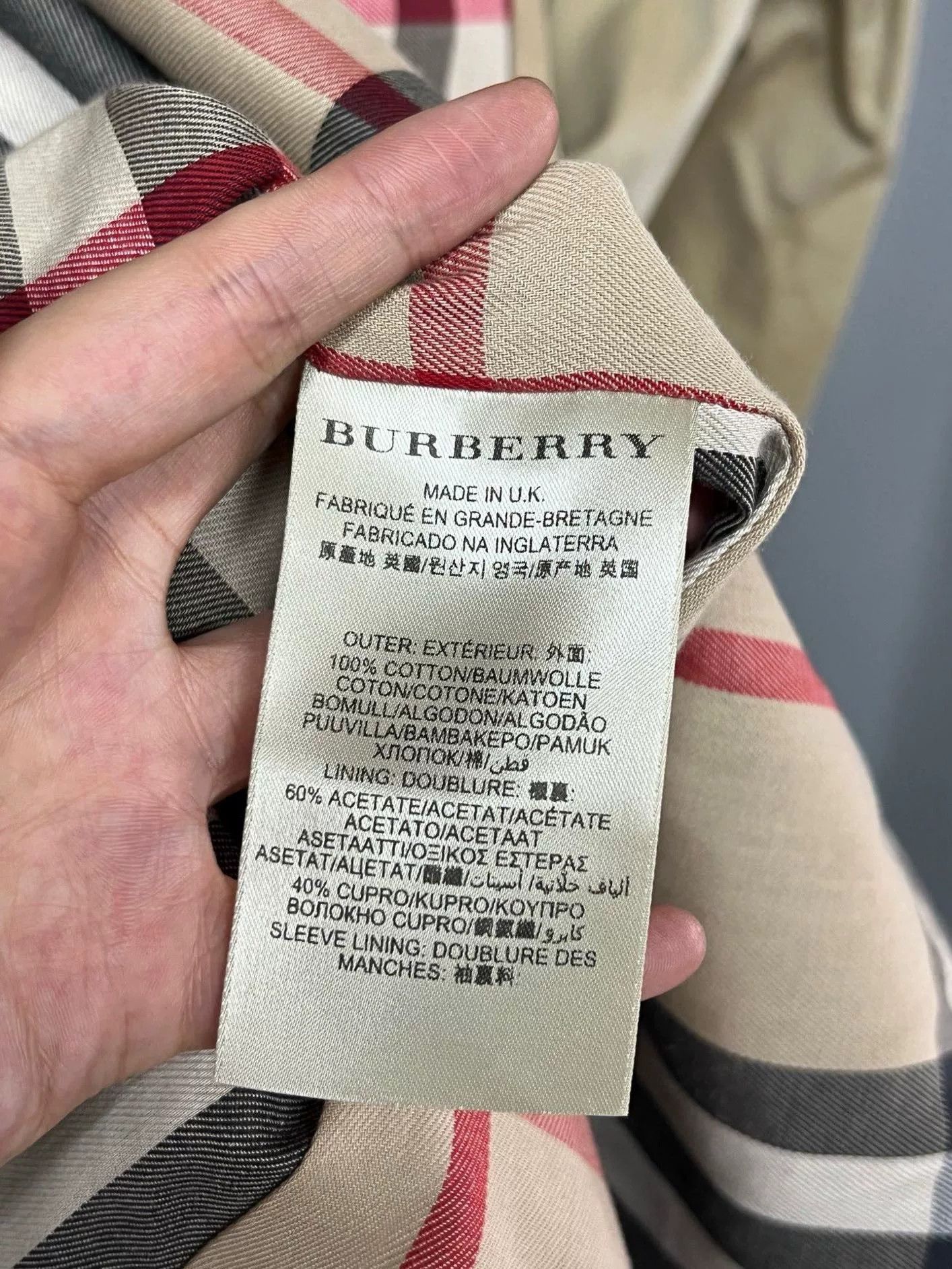 Burberry Burberry Kensington Mid-Length Check Trench Coat Size US M / EU 48-50 / 2 - 3 Thumbnail