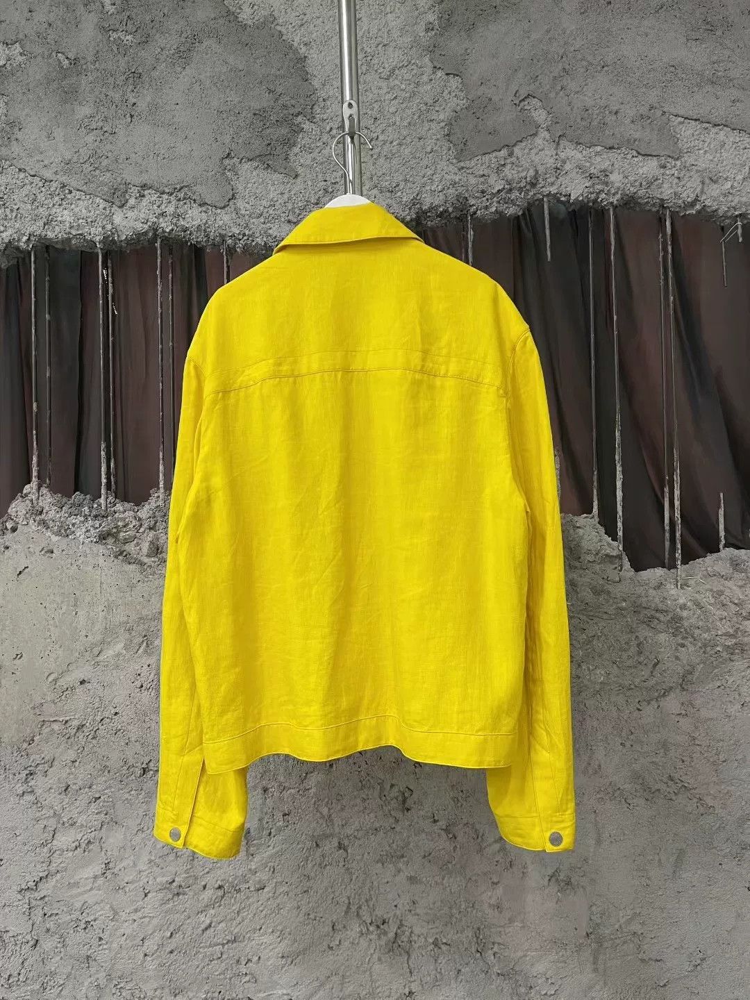 Hermes Hermes Lemon Yellow Denim Jacket Size US M / EU 48-50 / 2 - 2 Thumbnail