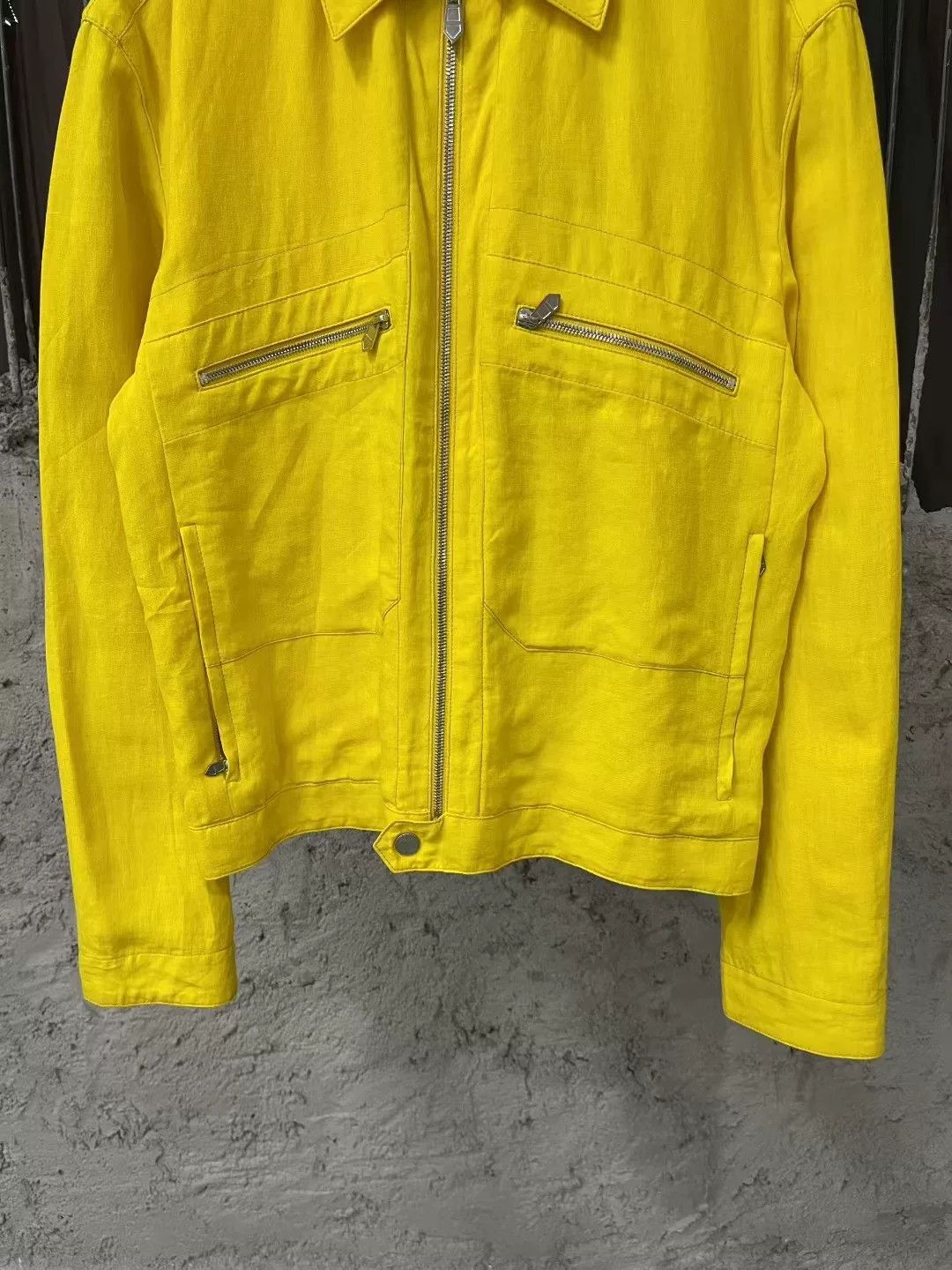 Hermes Hermes Lemon Yellow Denim Jacket Size US M / EU 48-50 / 2 - 4 Thumbnail
