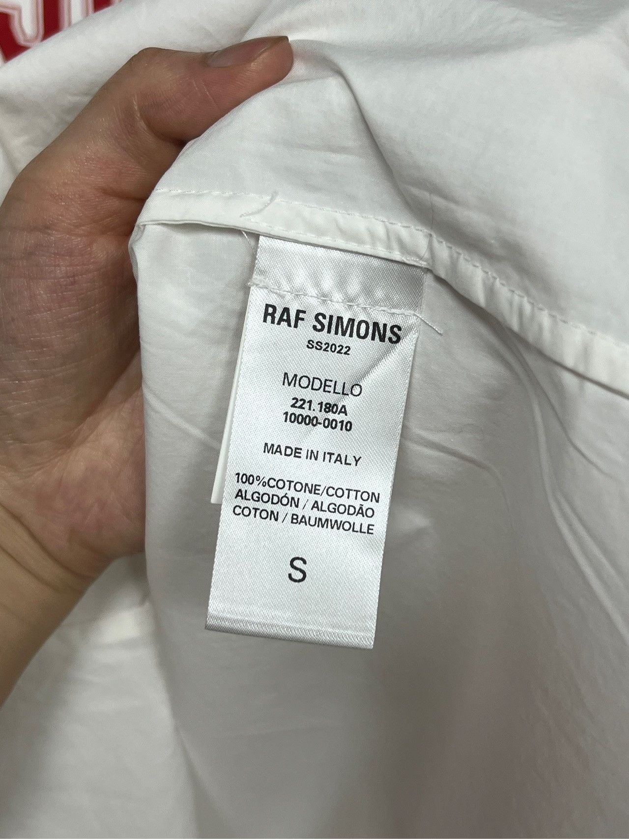 Raf Simons Raf Simons University Shirt Sleeve Hoodie Size US S / EU 44-46 / 1 - 4 Thumbnail