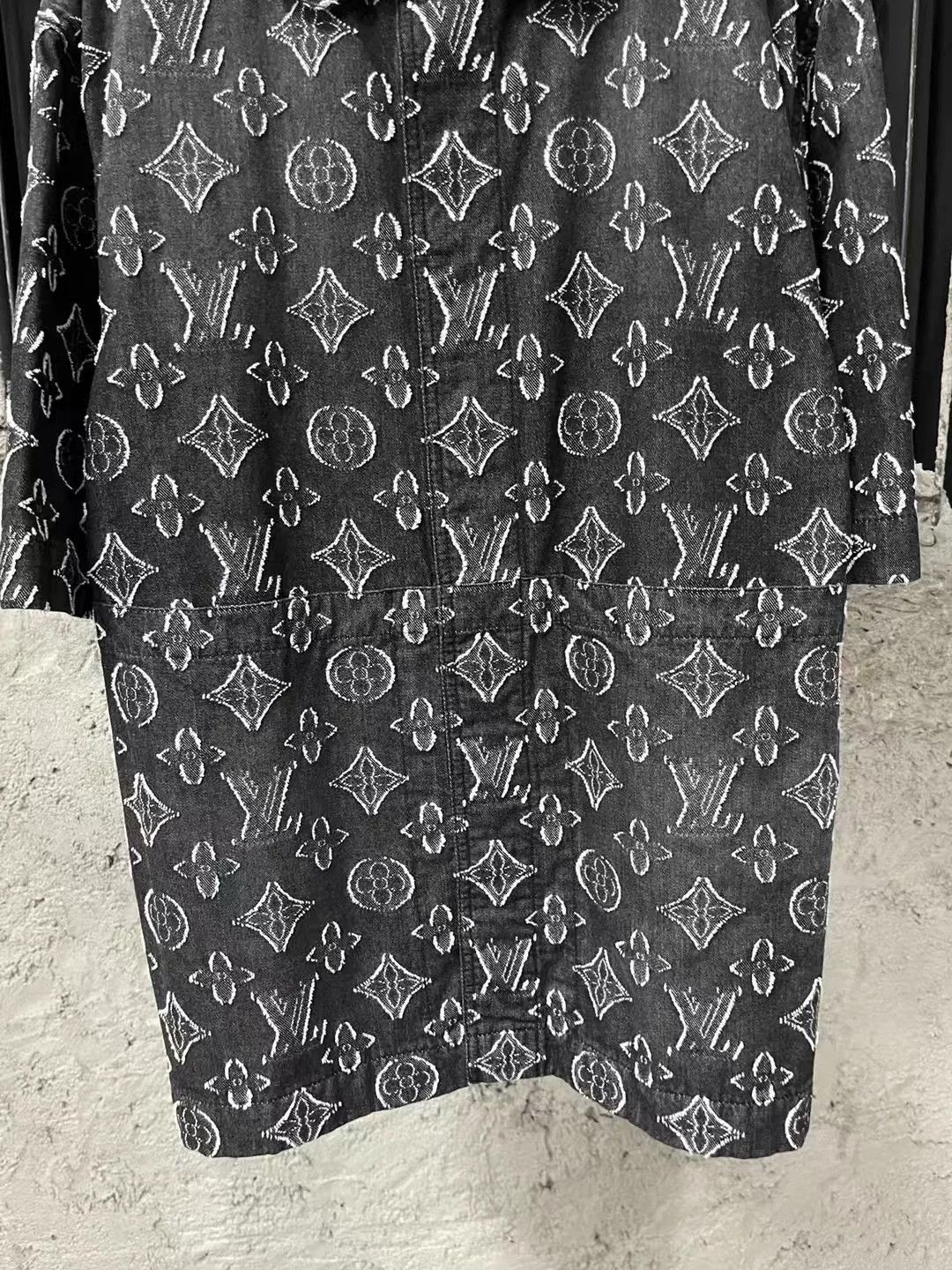 Louis Vuitton Louis Vuitton Black Monogram Denim Shirt Jacket Size US M / EU 48-50 / 2 - 4 Thumbnail