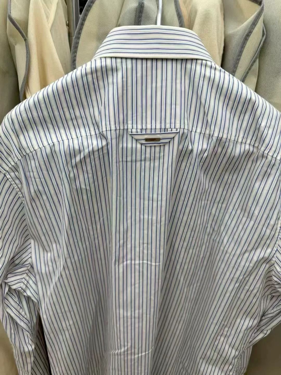 Louis Vuitton Louis Vuitton Blue White Stripe Long-sleeve Shirt Size US M / EU 48-50 / 2 - 4 Thumbnail
