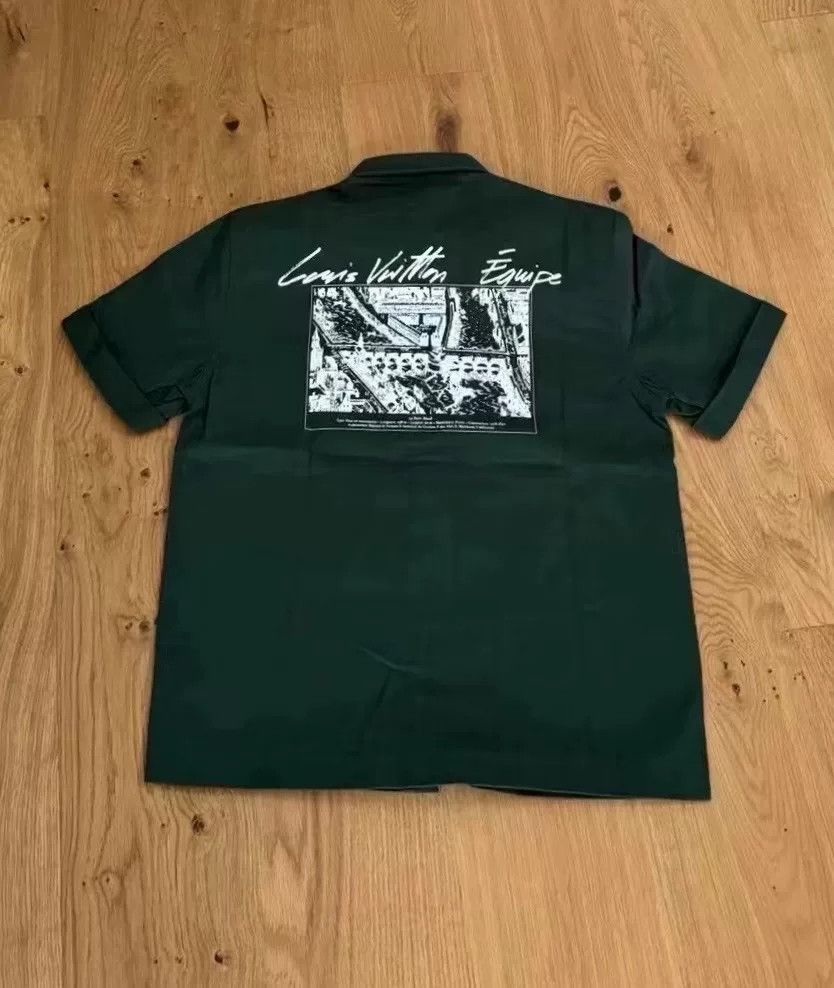Louis Vuitton Louis Vuitton Equip Limited Green Shirt Size US S / EU 44-46 / 1 - 2 Thumbnail