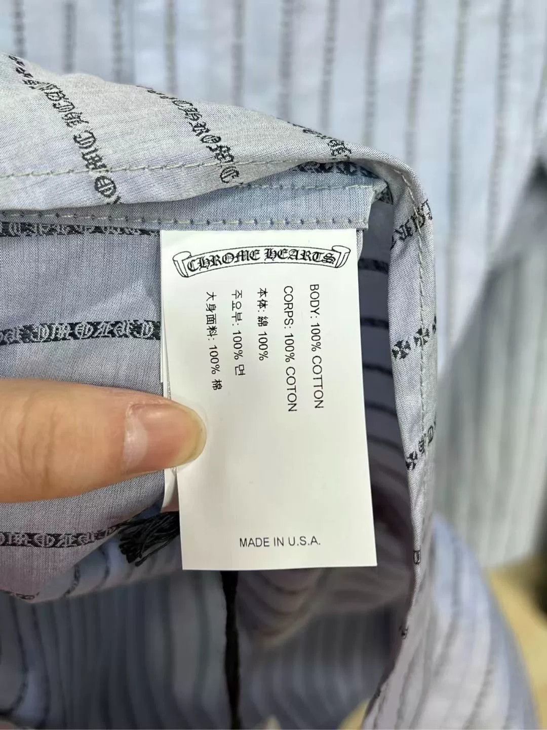 Chrome Hearts Chrome Hearts New Silver Buckle All-Over Print Shirt Size US M / EU 48-50 / 2 - 5 Thumbnail