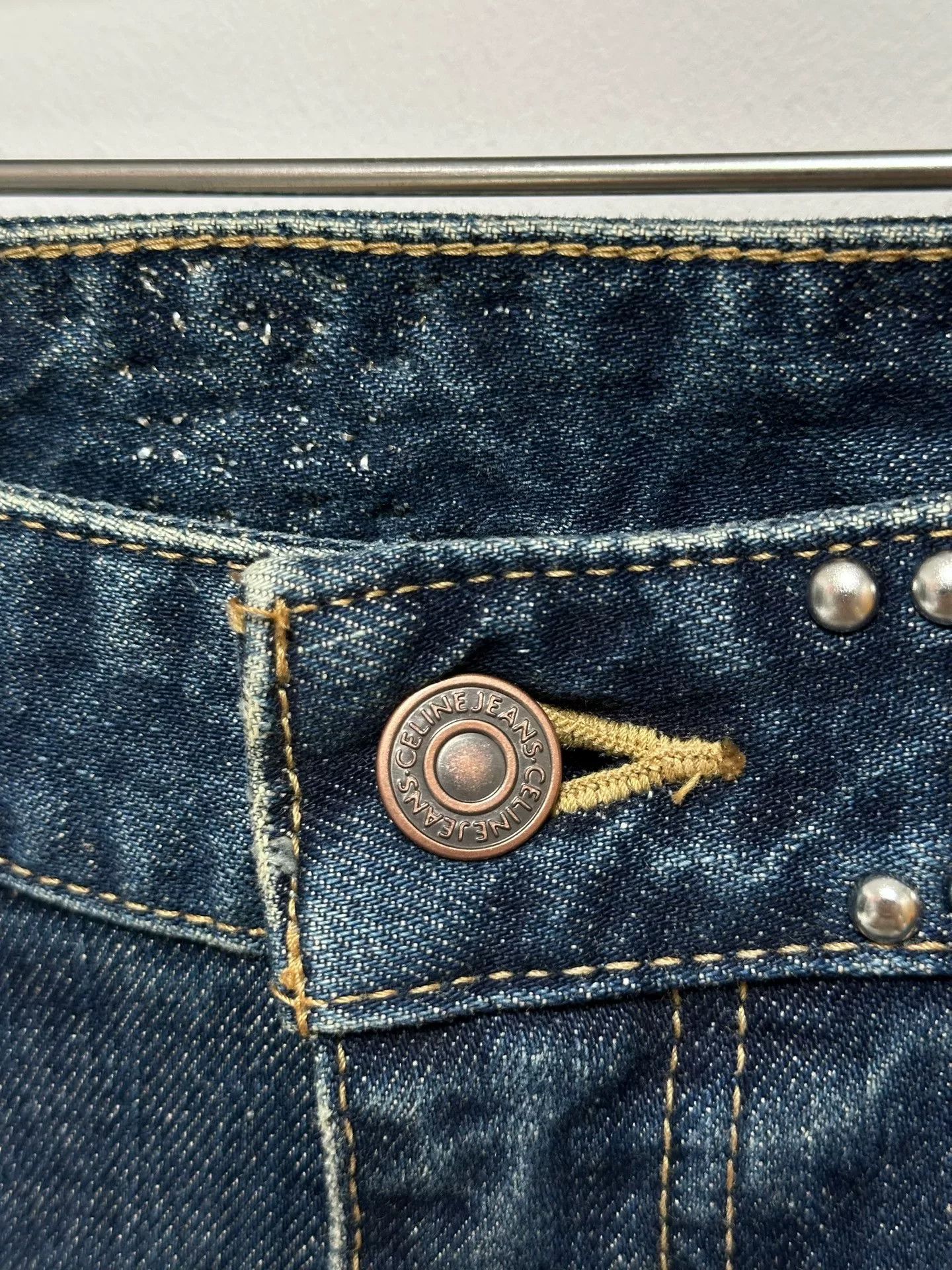 Celine Celine Rivet Triomphe Mid-Rise Jeans Size 26" / US 2 / IT 38 - 5 Thumbnail