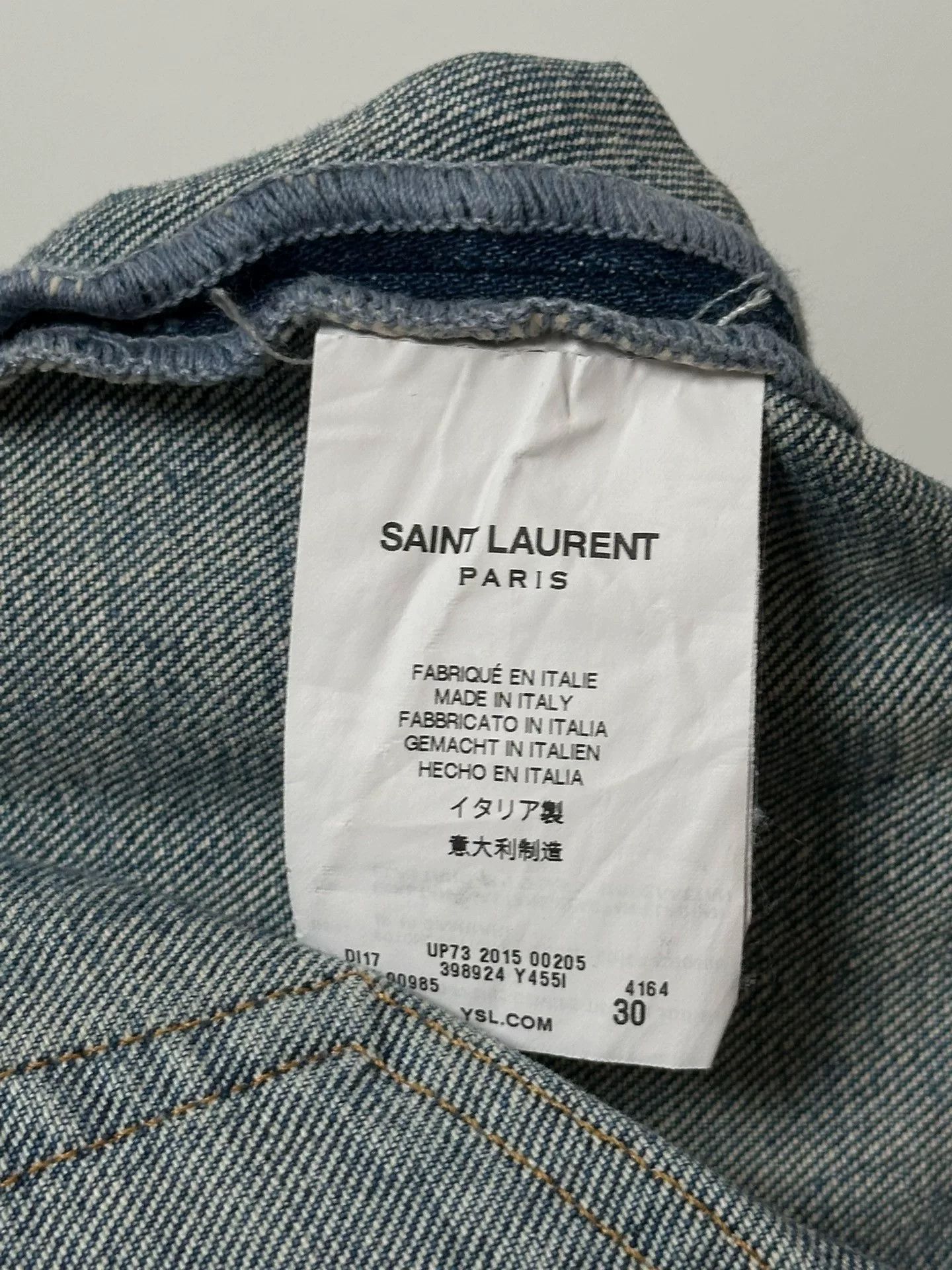 Saint Laurent Paris Saint Laurent D01 Double Knee Slashed Jeans Size US 30 / EU 46 - 5 Thumbnail