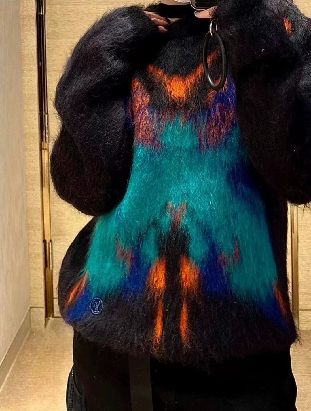 Louis Vuitton Louis Vuitton Graffiti Butterfly Intarsia Sweater Size US M / EU 48-50 / 2 - 4 Thumbnail