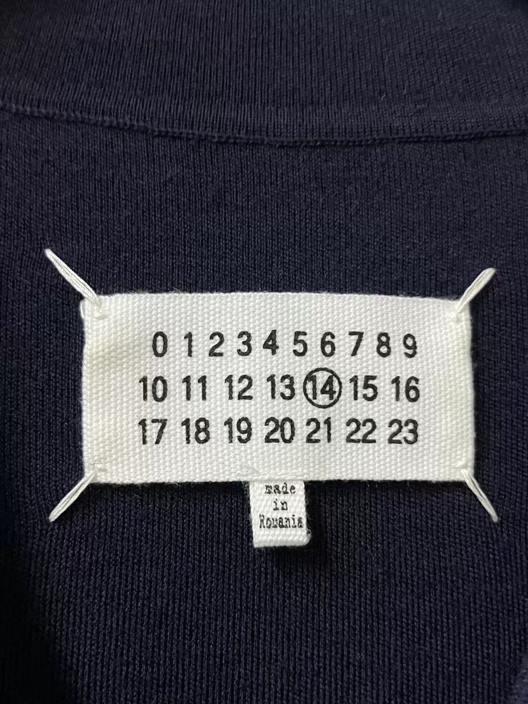 Maison Margiela Maison Margiela Dark Blue Wool Pocket Shirt Size US M / EU 48-50 / 2 - 5 Thumbnail
