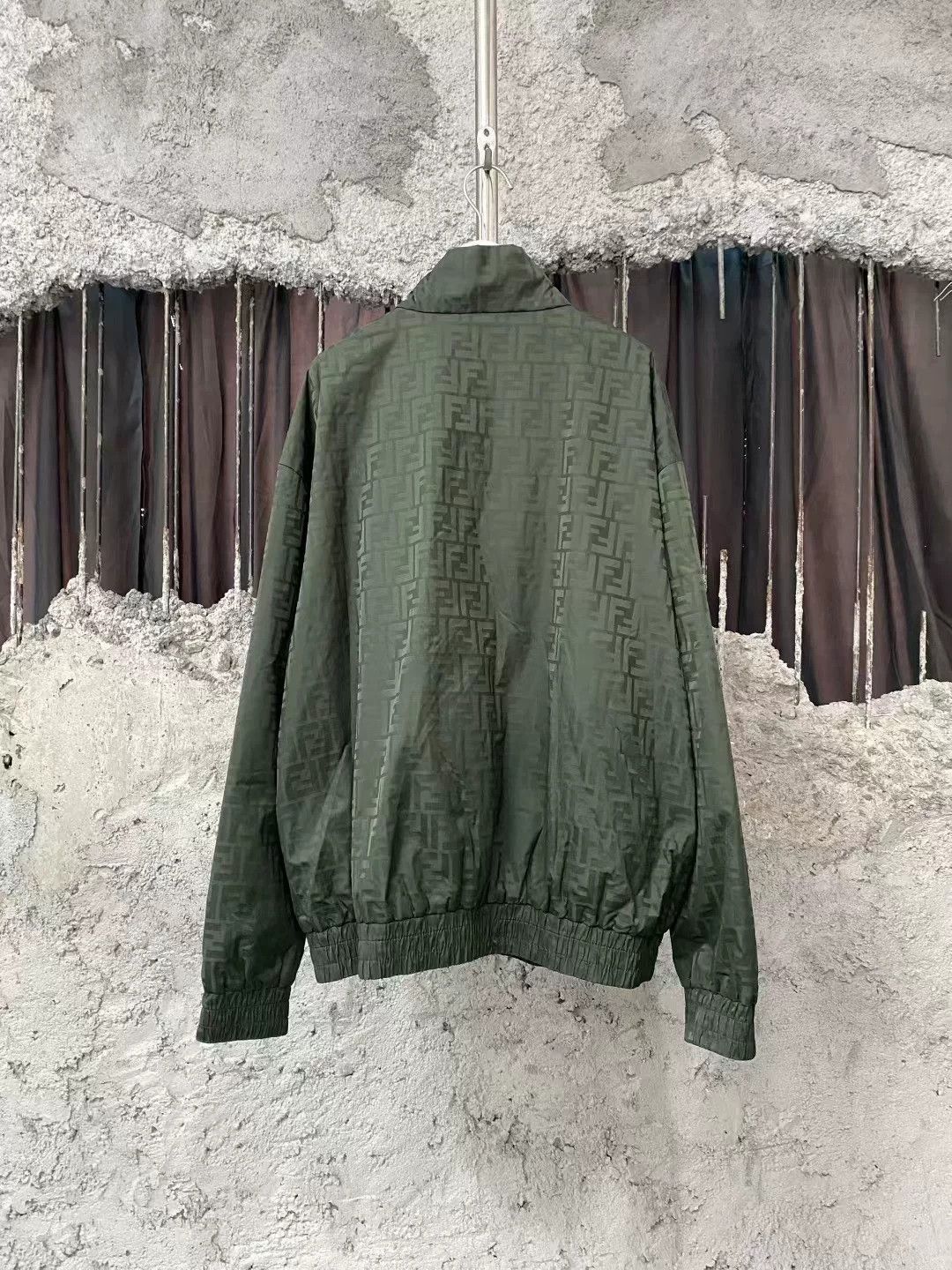 Fendi Fendi Green Monogram Print Jacket Size US L / EU 52-54 / 3 - 2 Thumbnail